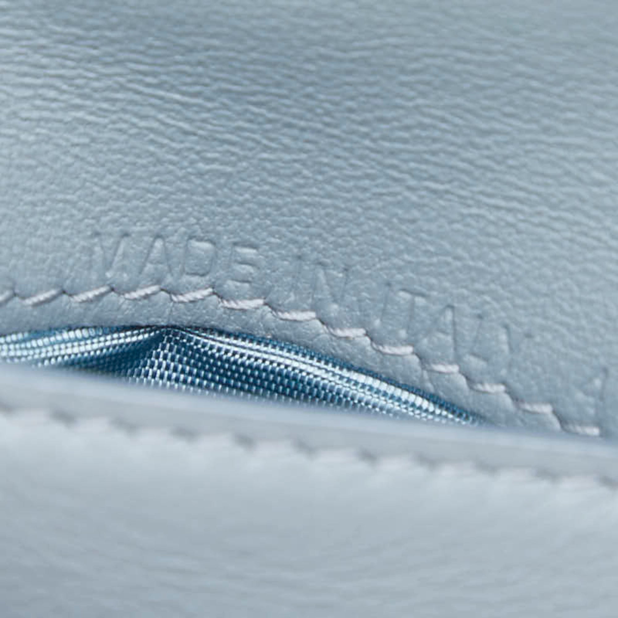 Christian Dior Light Blue Gray Leather Wallet (Bi-Fold) (Pre-Owned)