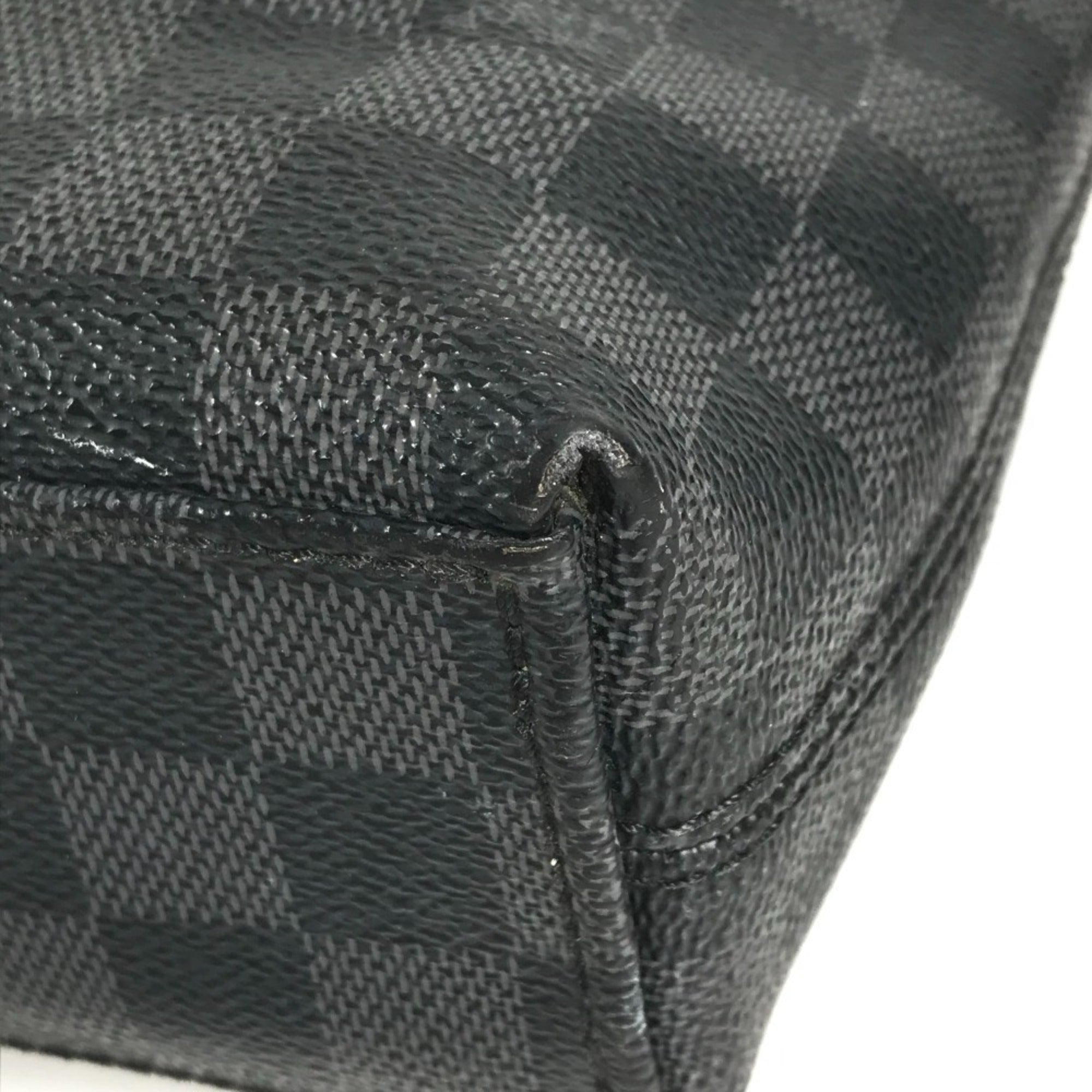 Louis Vuitton Black Damier Graphite Briefcase Handbag (Pre-Owned)