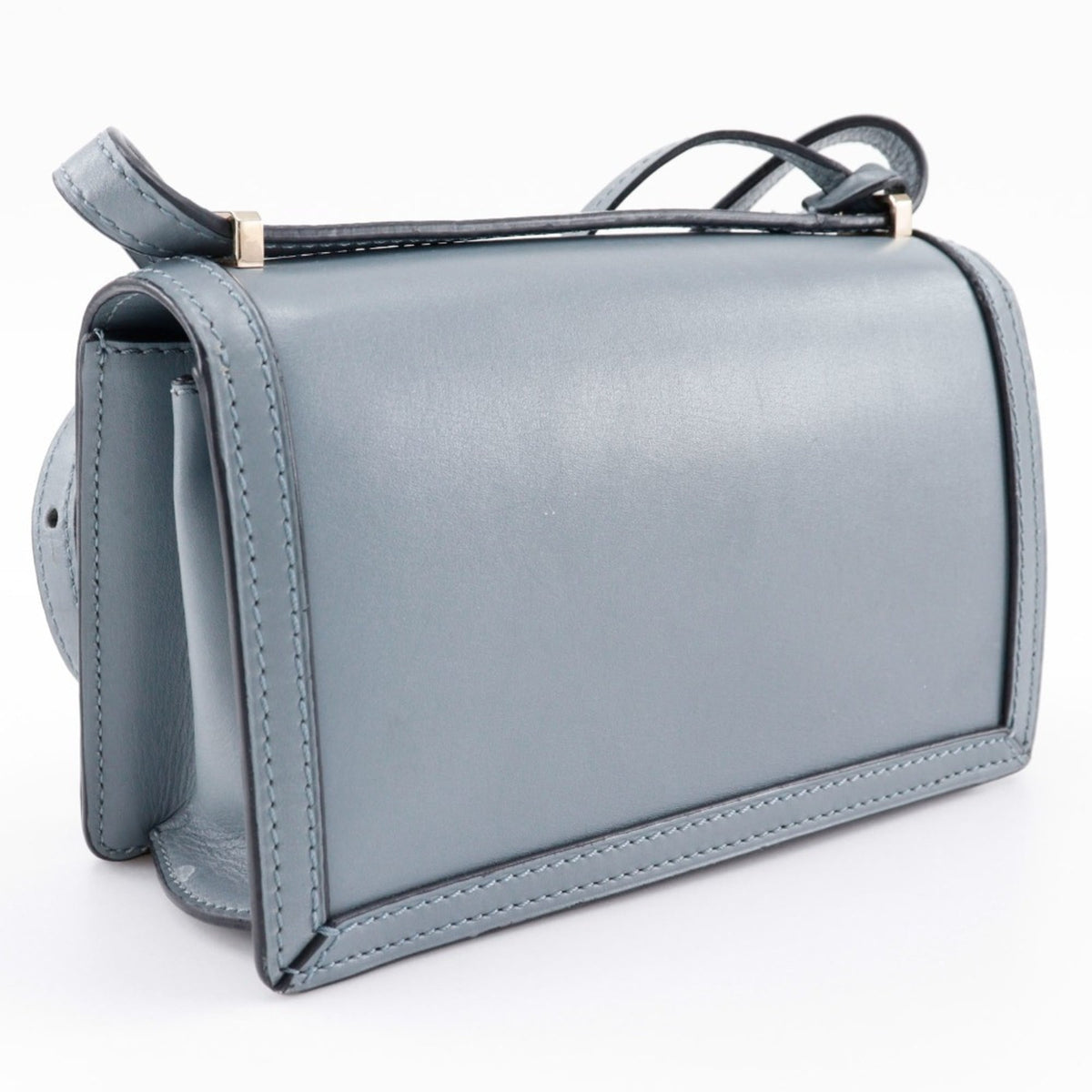 Loewe Light Blue Stone Blue Leather Shoulder Bag (Pre-Owned)