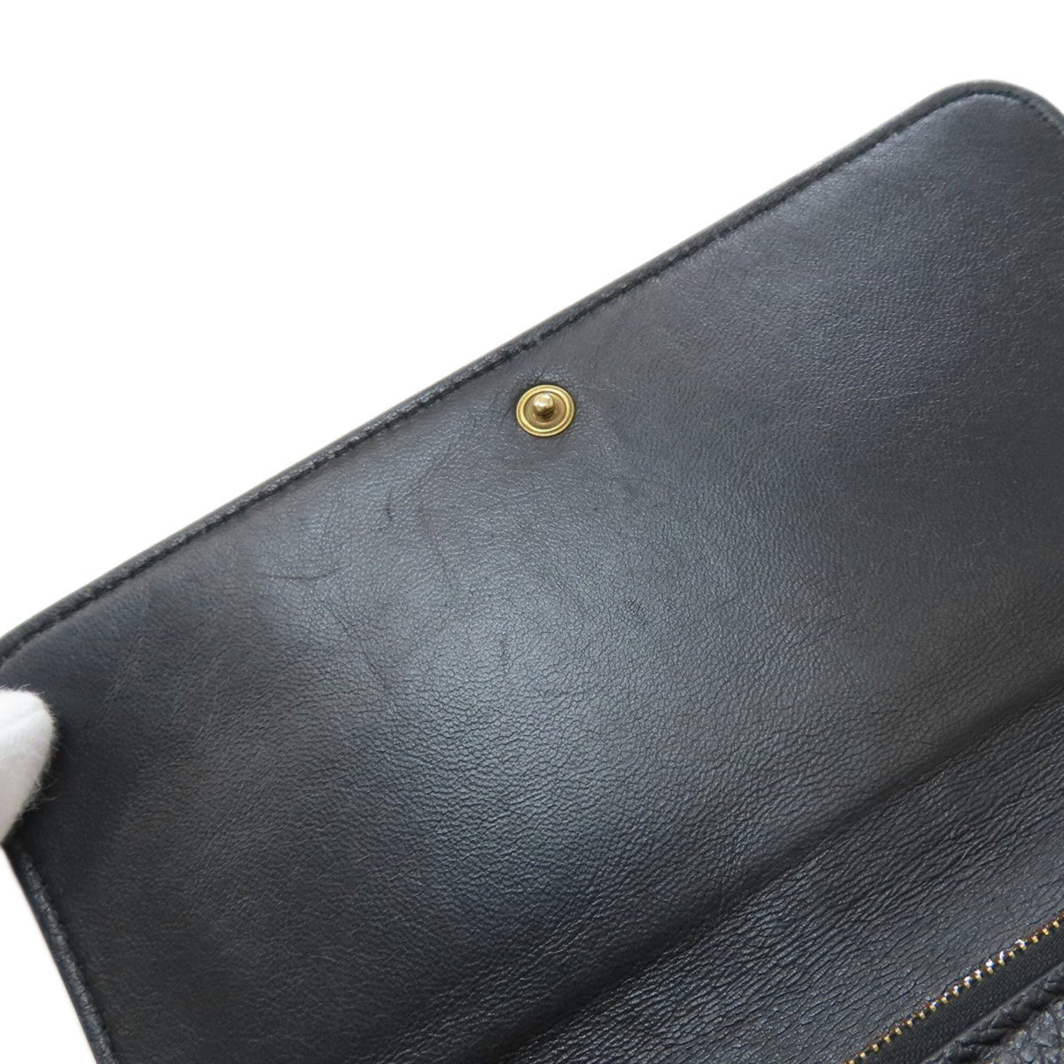 Balenciaga Black Leather Long Wallet (Bi-Fold) (Pre-Owned)