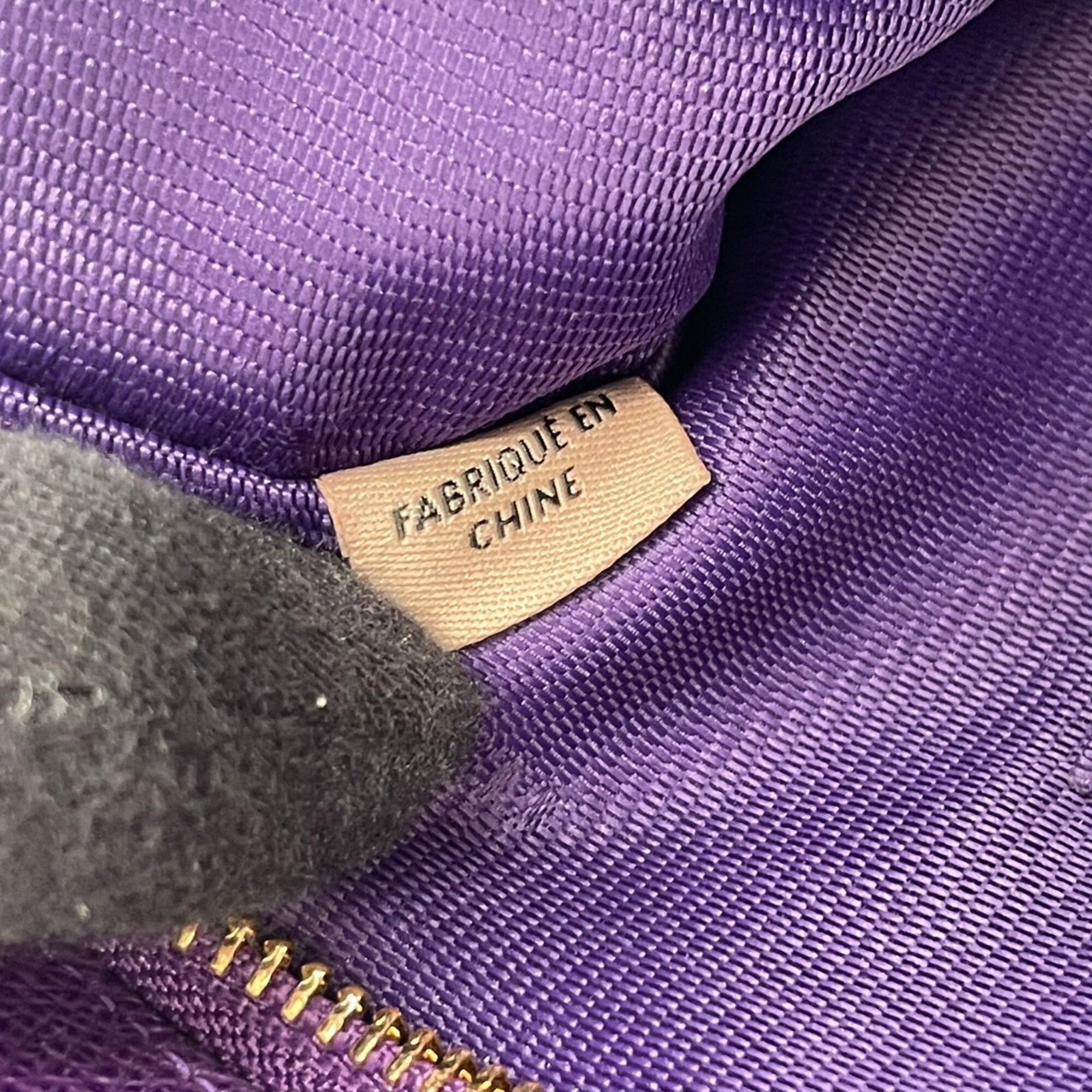 Coach Purple Leather Handbag Tote Bag (Pre-Owned)