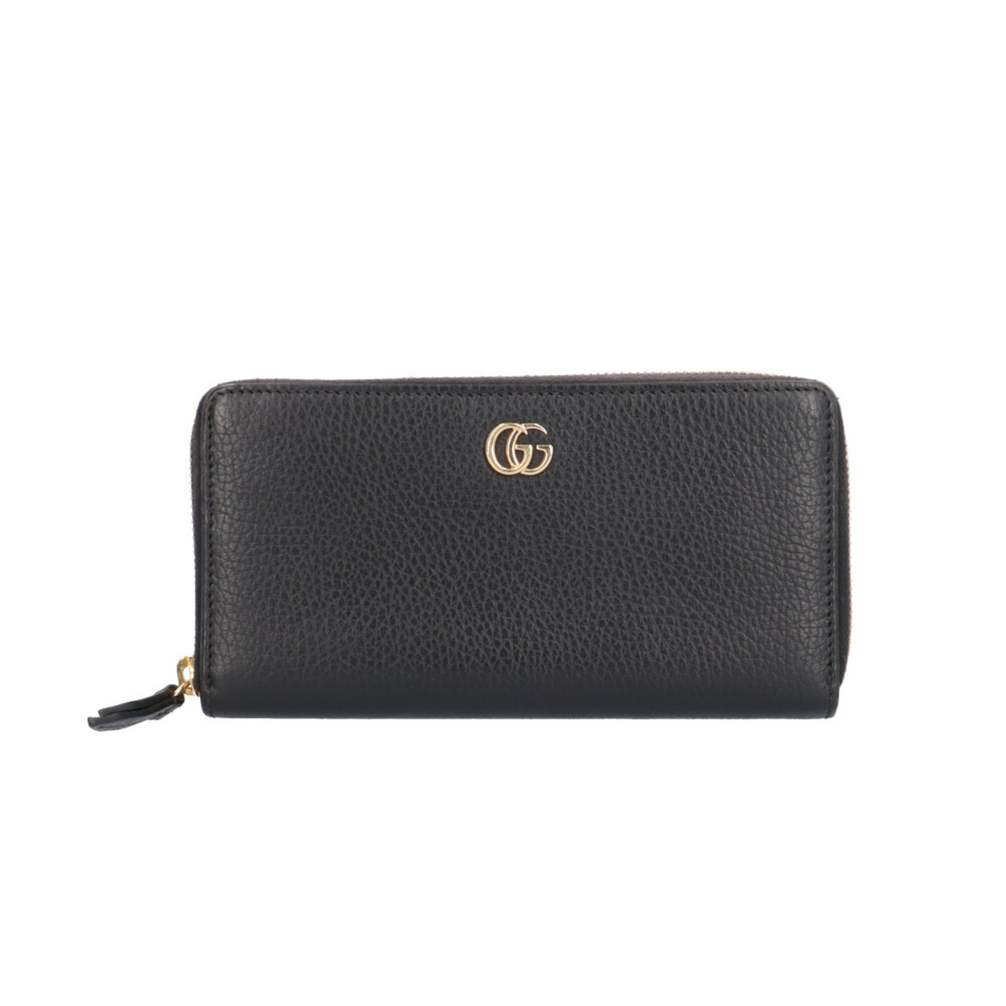 Gucci Black Leather Long Wallet (Bi-Fold) (Pre-Owned)