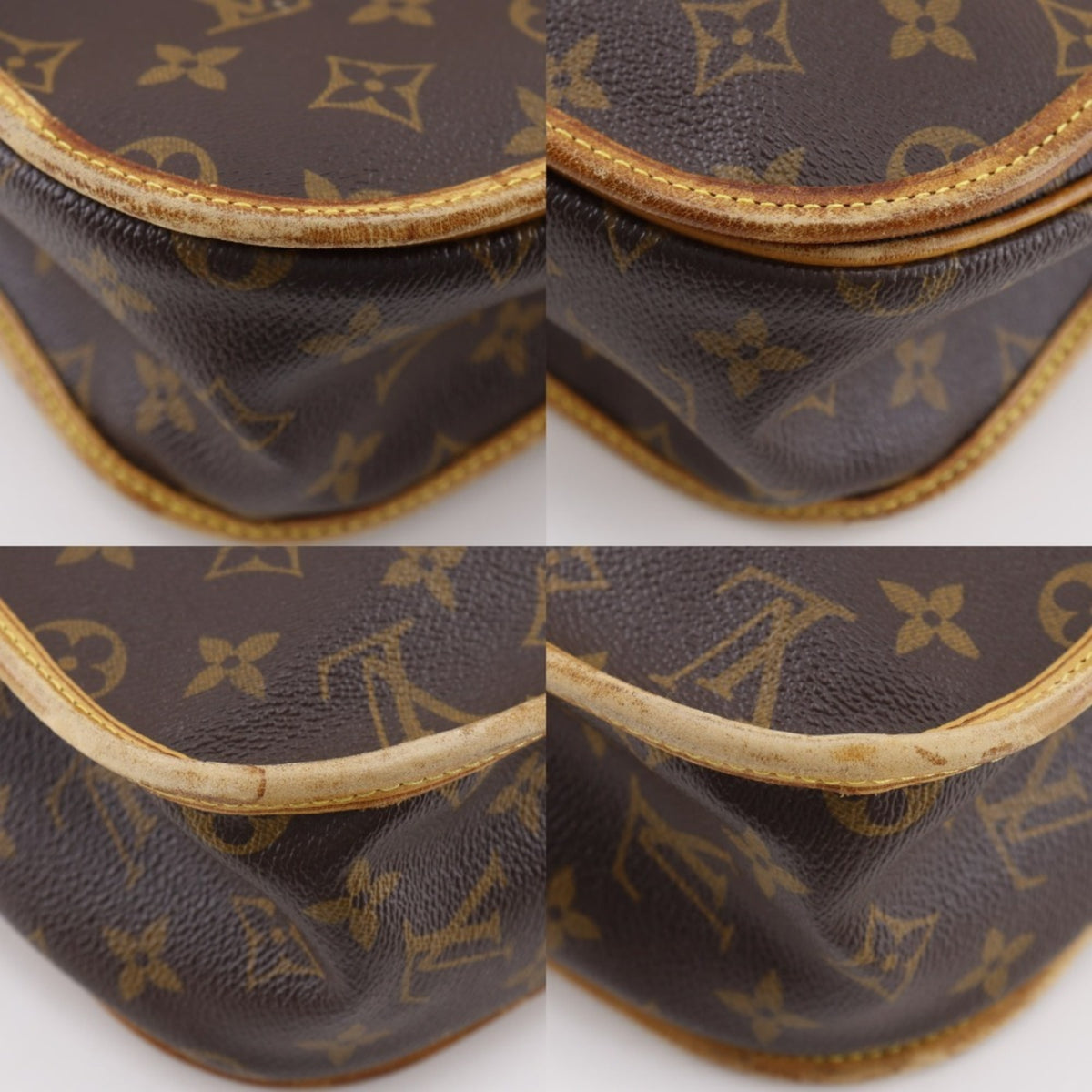 Louis Vuitton Brown Monogram Messenger Bag Shoulder Bag (Pre-Owned)