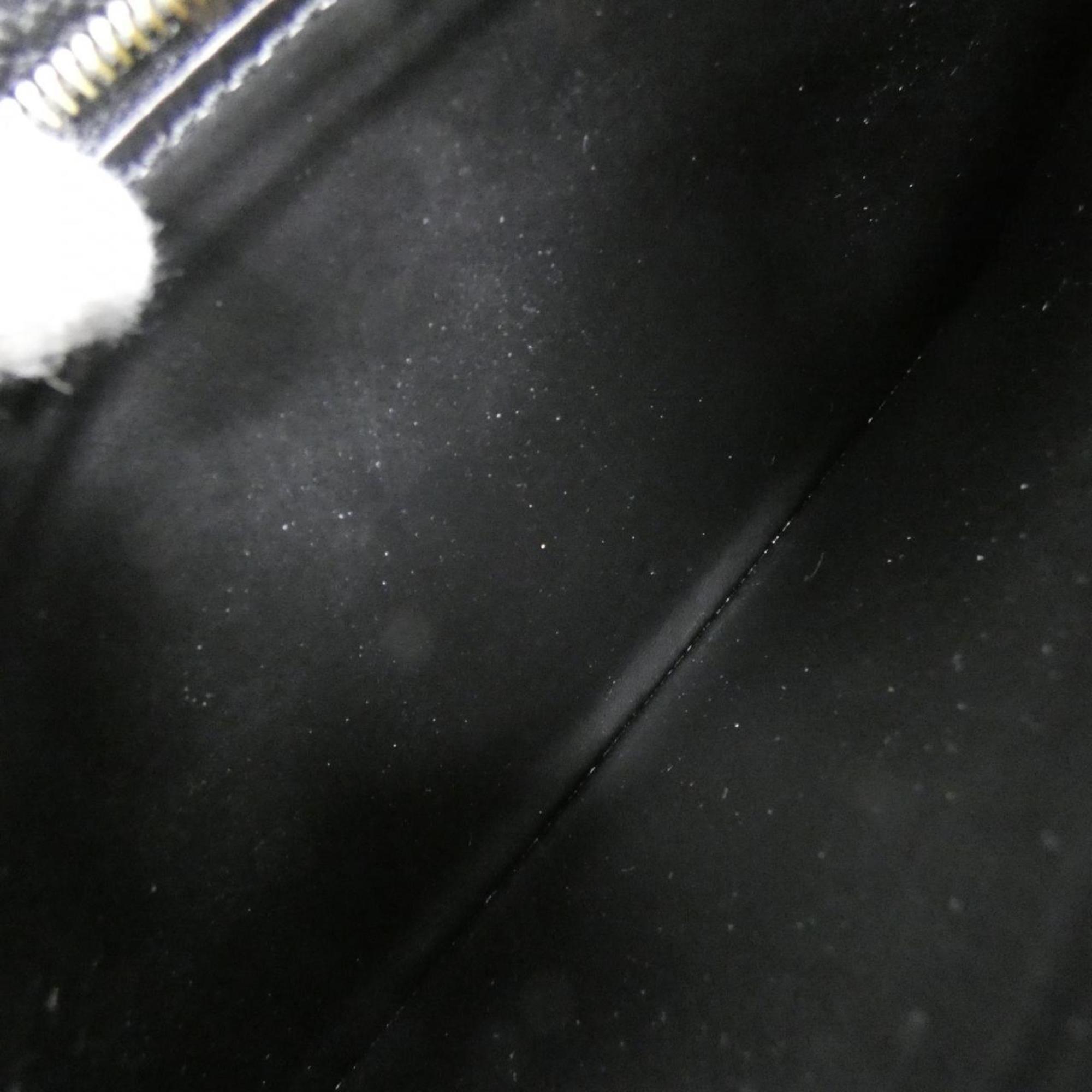 Louis Vuitton Black Leather Long Wallet (Bi-Fold) (Pre-Owned)