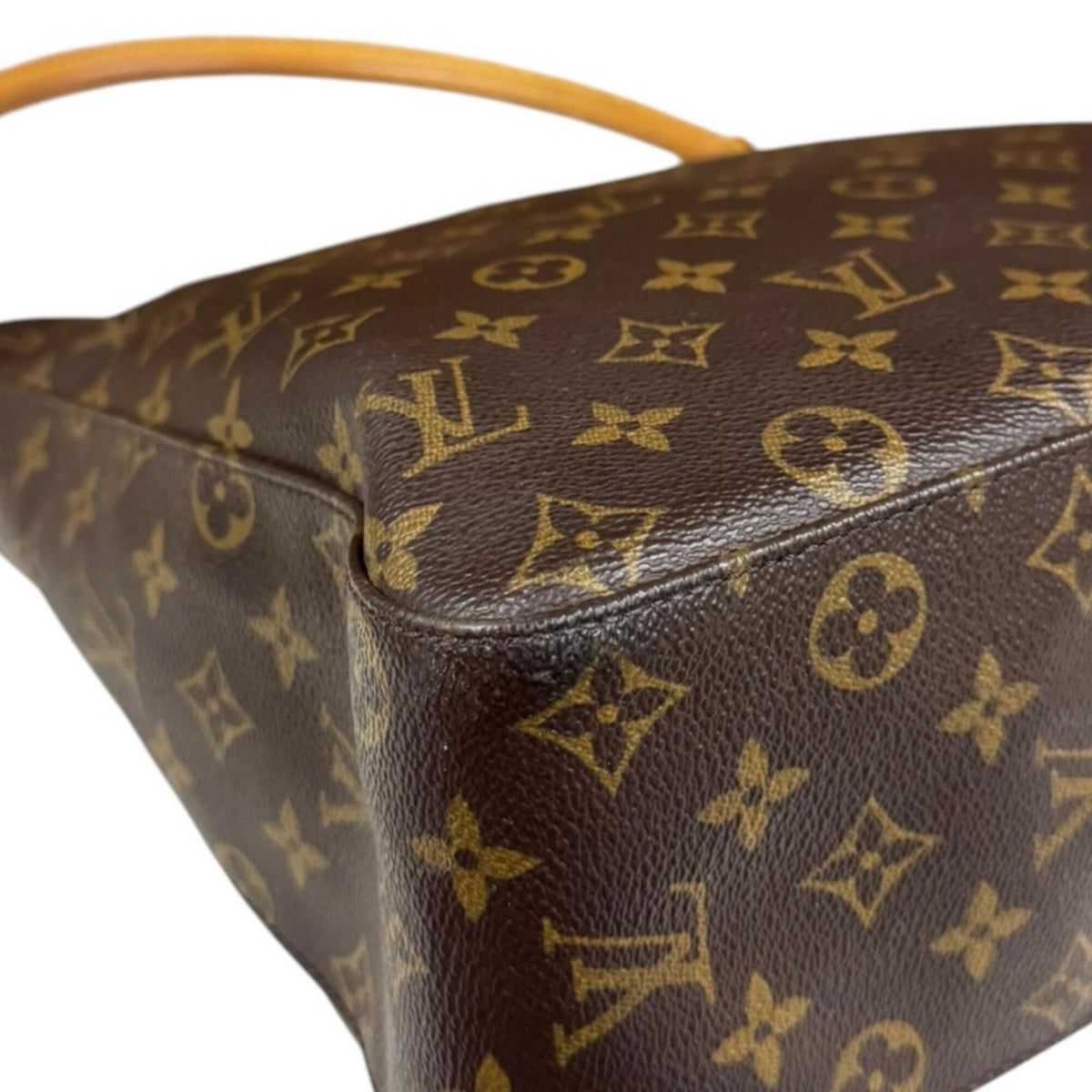 Louis Vuitton Brown Monogram Canvas Shoulder Bag (Pre-Owned)