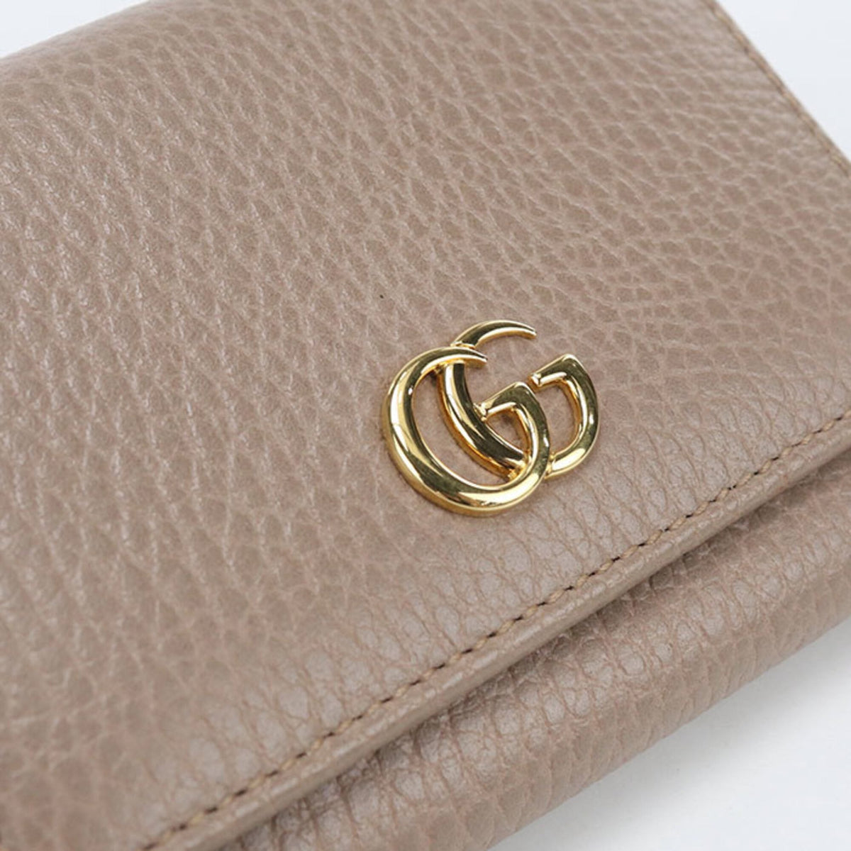 Gucci Brown Leather Wallet (Tri-Fold) (Pre-Owned)