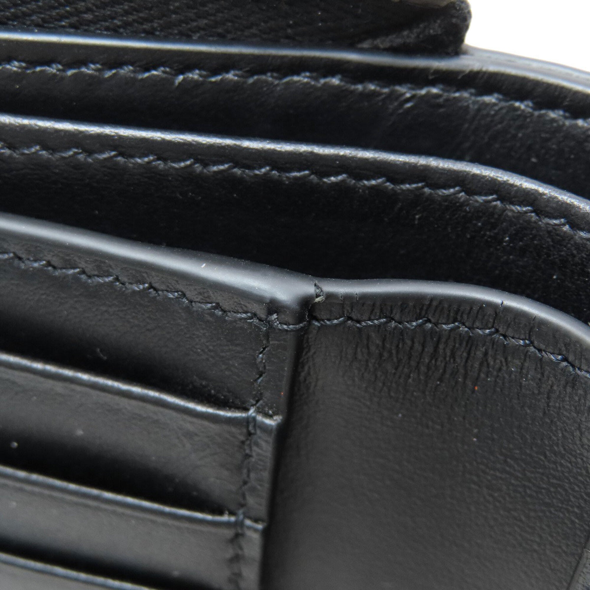 Celine Black Leather Wallet (Bi-Fold) (Pre-Owned)