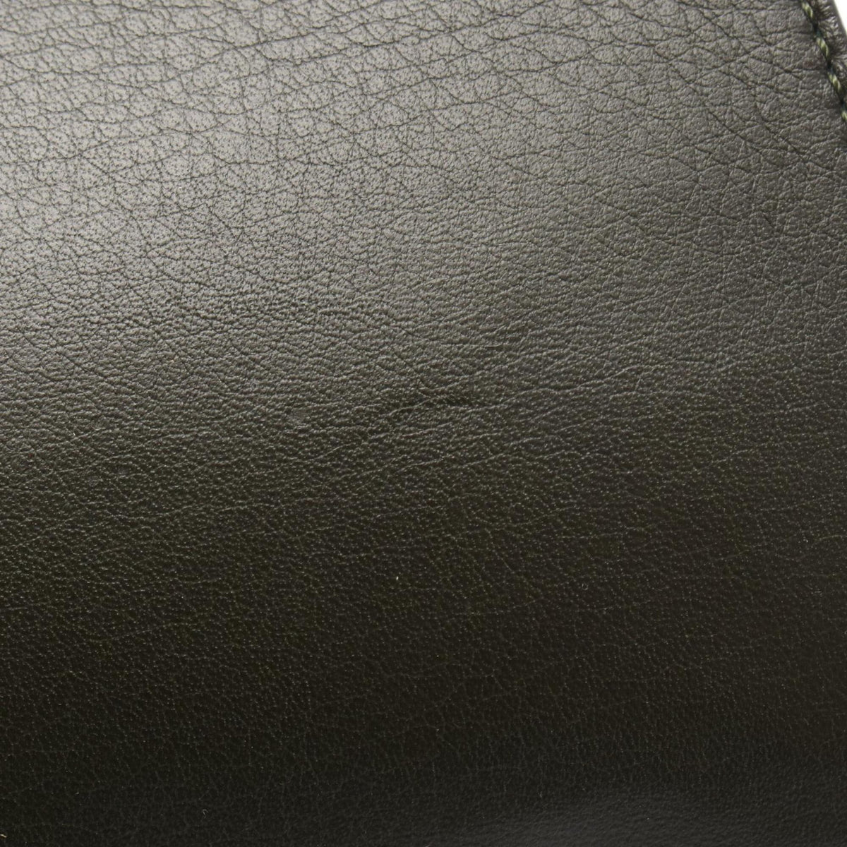 Fendi Khaki Pink Leather Handbag (Pre-Owned)