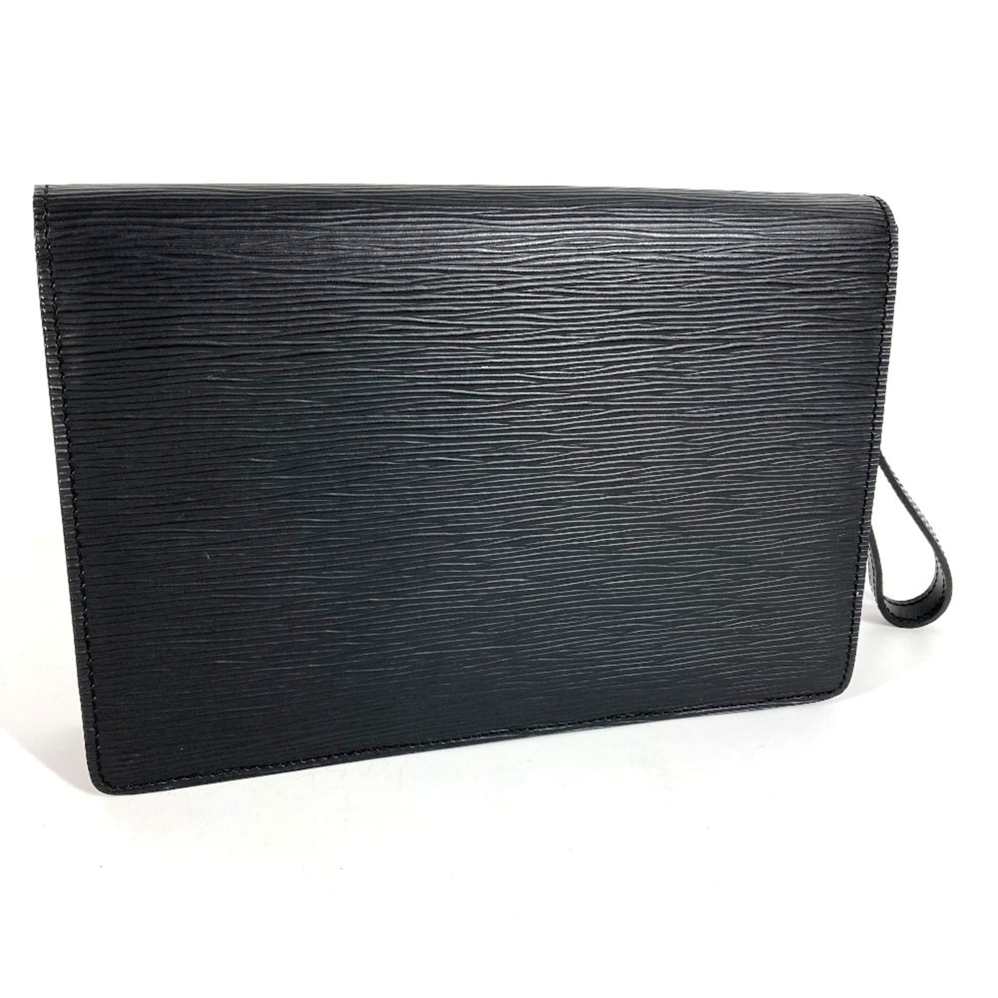 Louis Vuitton Black Noir Epi Leather Clutch Bag Pochette (Pre-Owned)