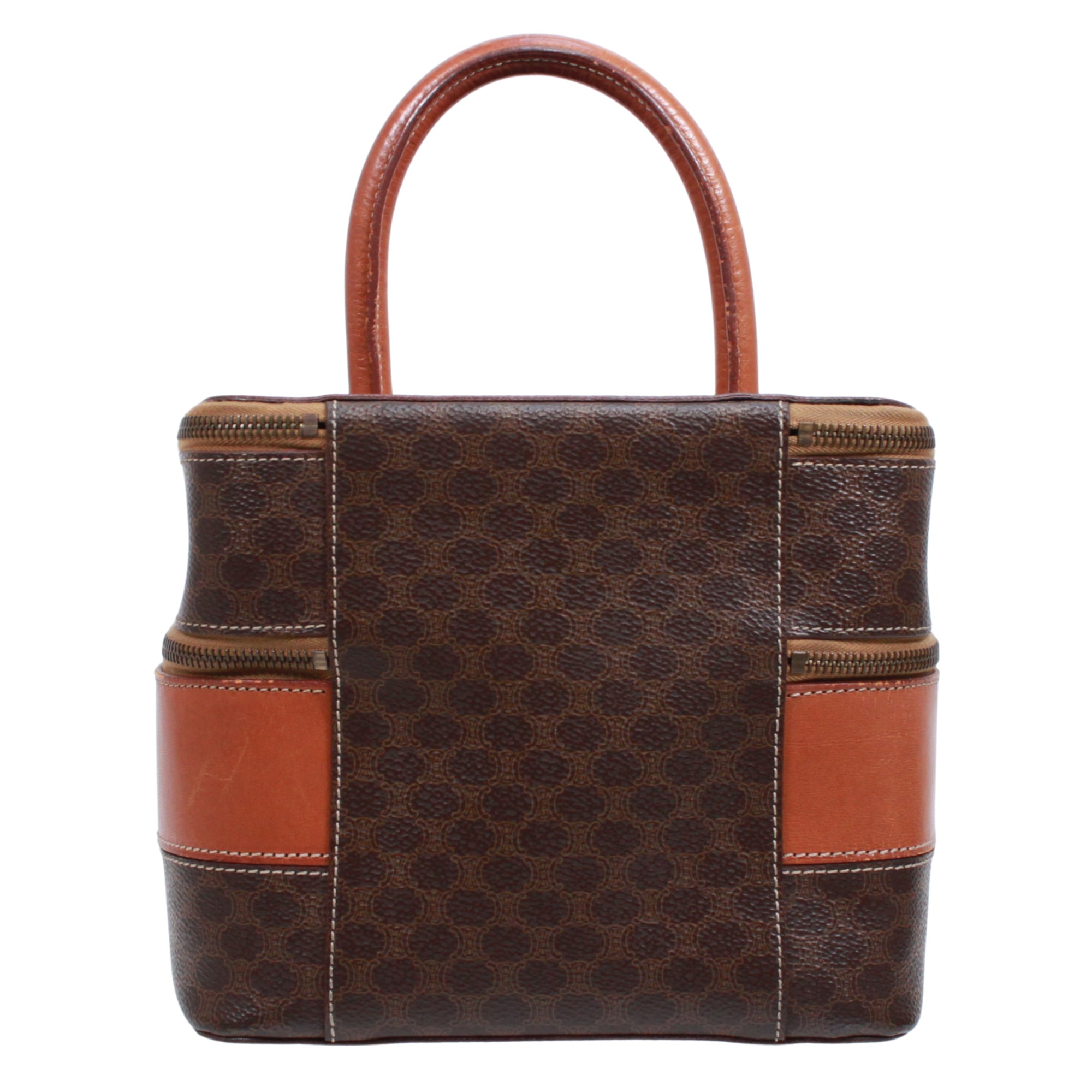 Celine Brown Pvc Handbag (Pre-Owned)