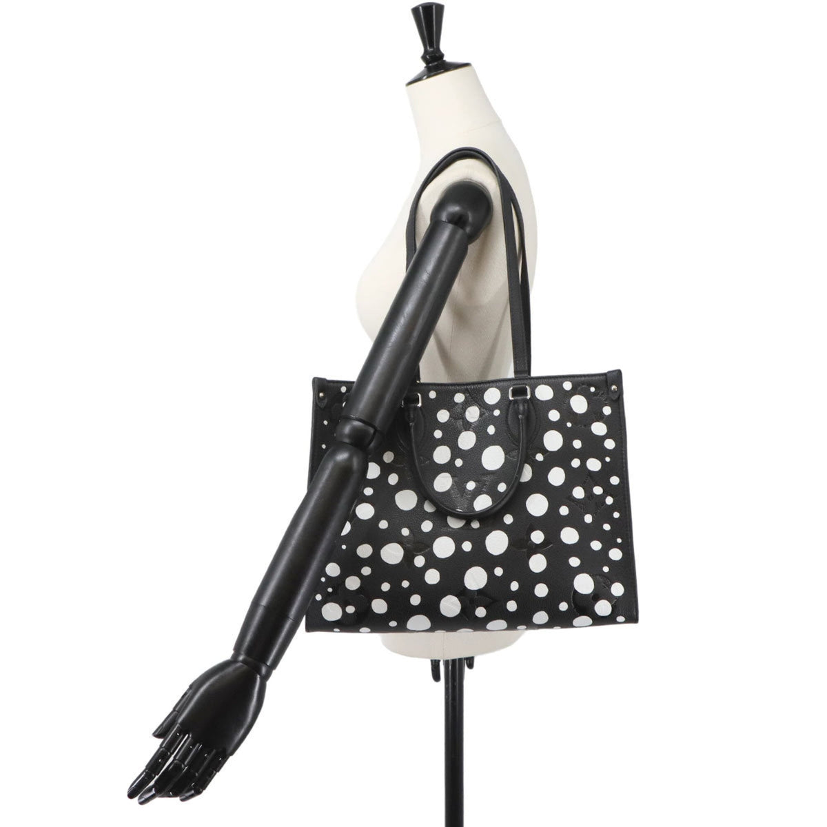 Louis Vuitton Black Monogram White Monogram Empreinte Handbag Tote Bag (Pre-Owned)