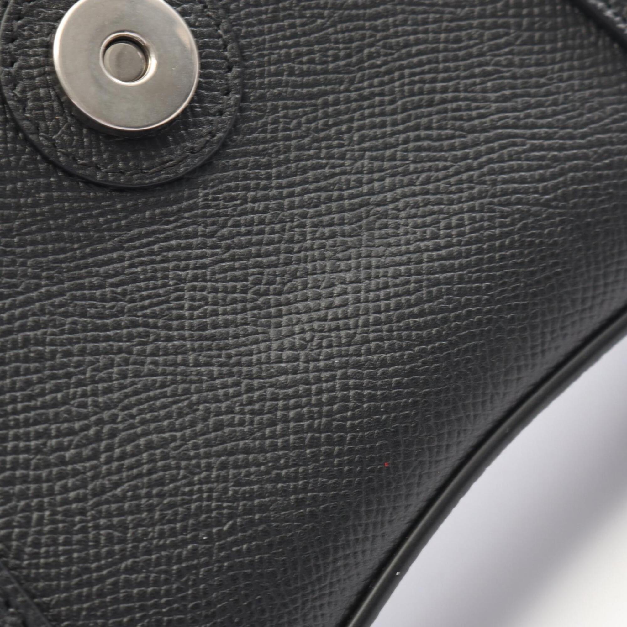 Balenciaga Black Leather Handbag Shoulder Bag (Pre-Owned)
