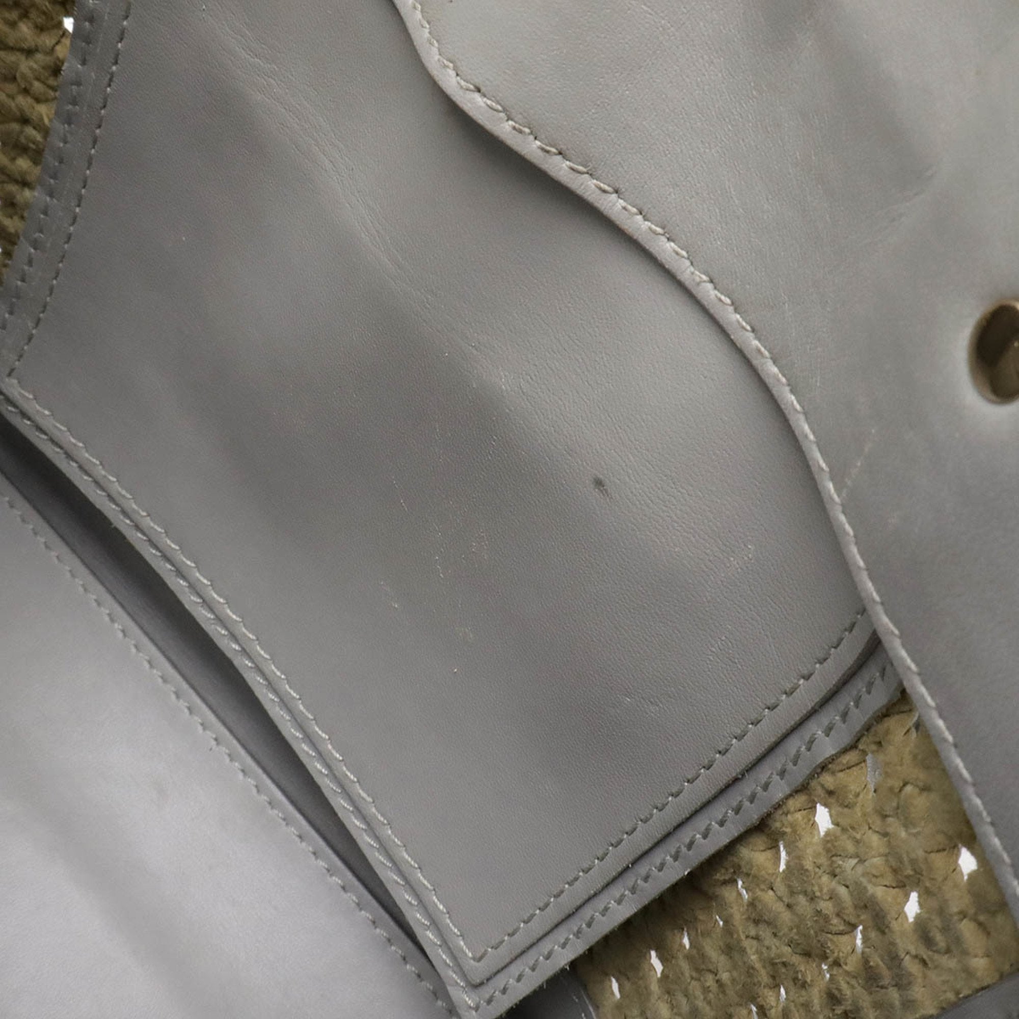 Balenciaga Paper Light Blue Gray Paper Handbag Shoulder Bag (Pre-Owned)