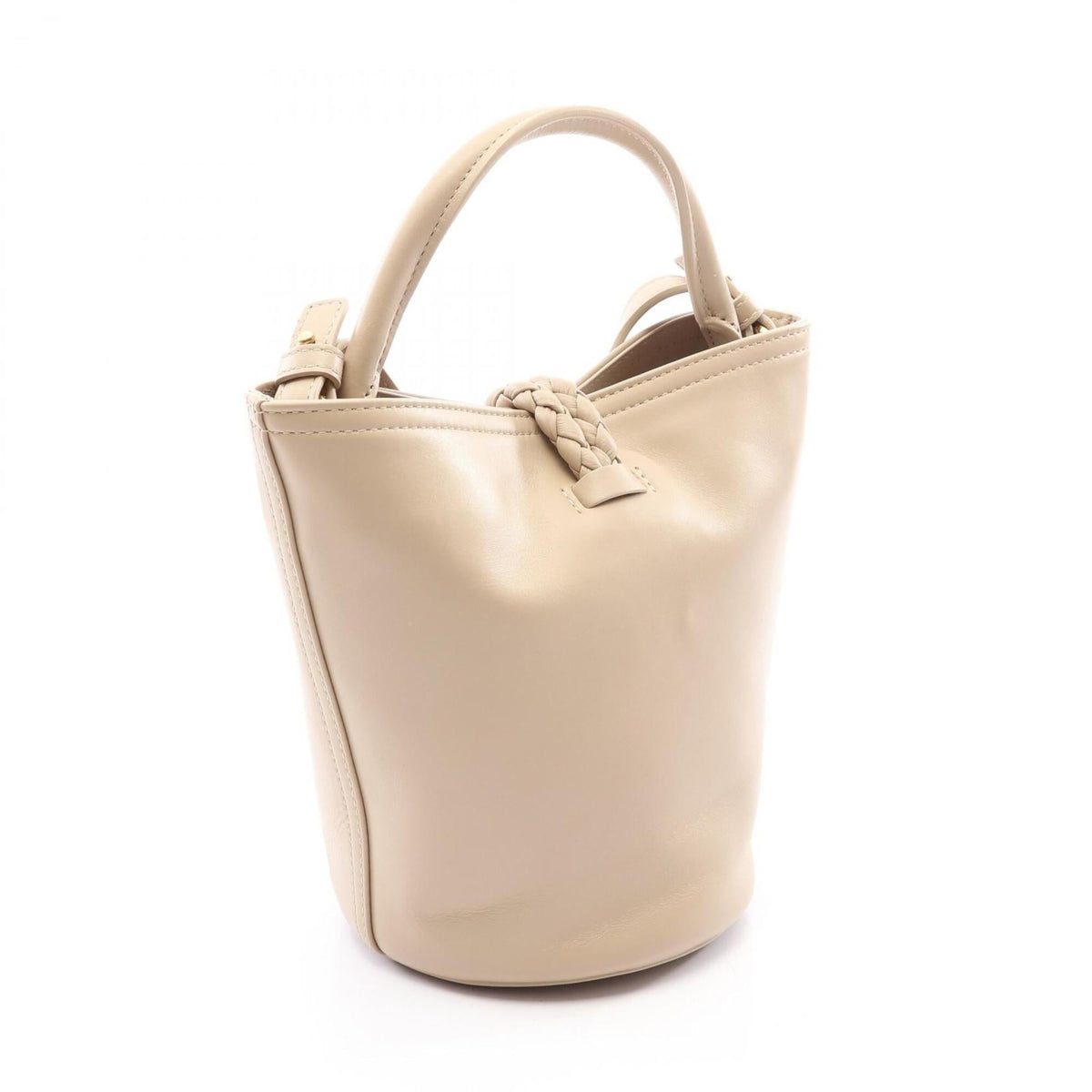 Bottega Veneta Beige Leather Handbag (Pre-Owned)
