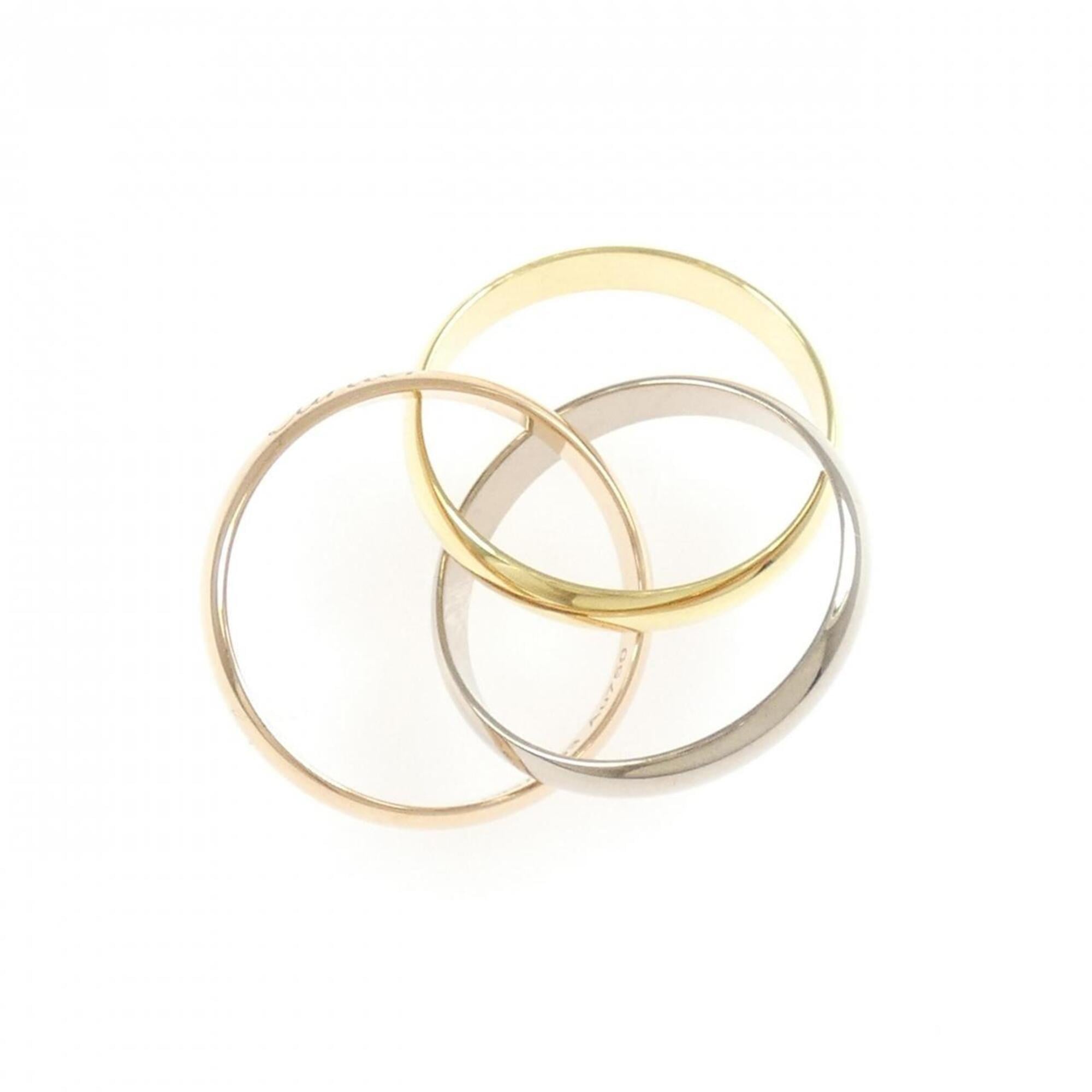 Cartier Trinity Yellow Gold (18K) Pink Gold (18K) White Gold (18K) Band Ring (Pre-Owned)