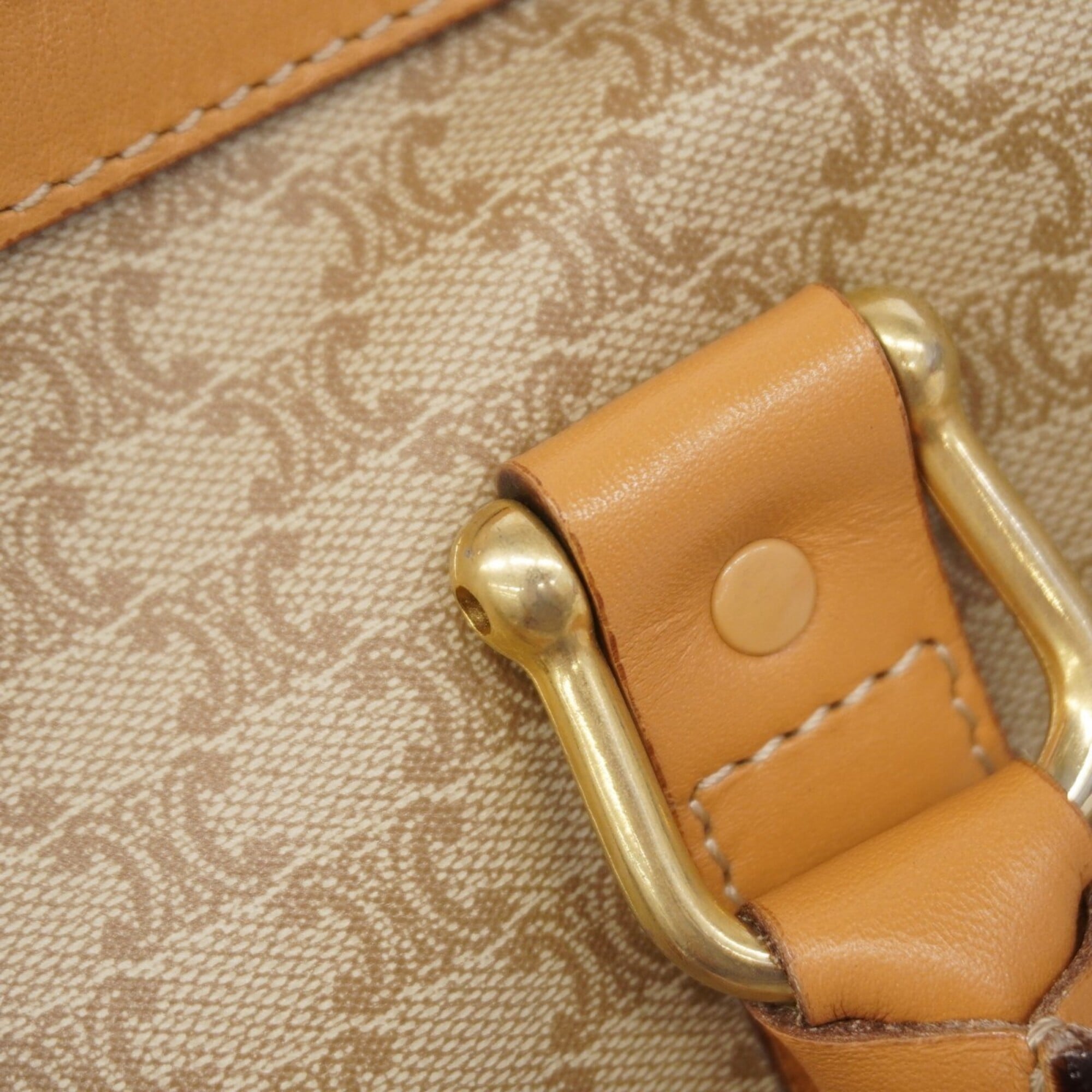 Celine Beige Pvc Handbag (Pre-Owned)