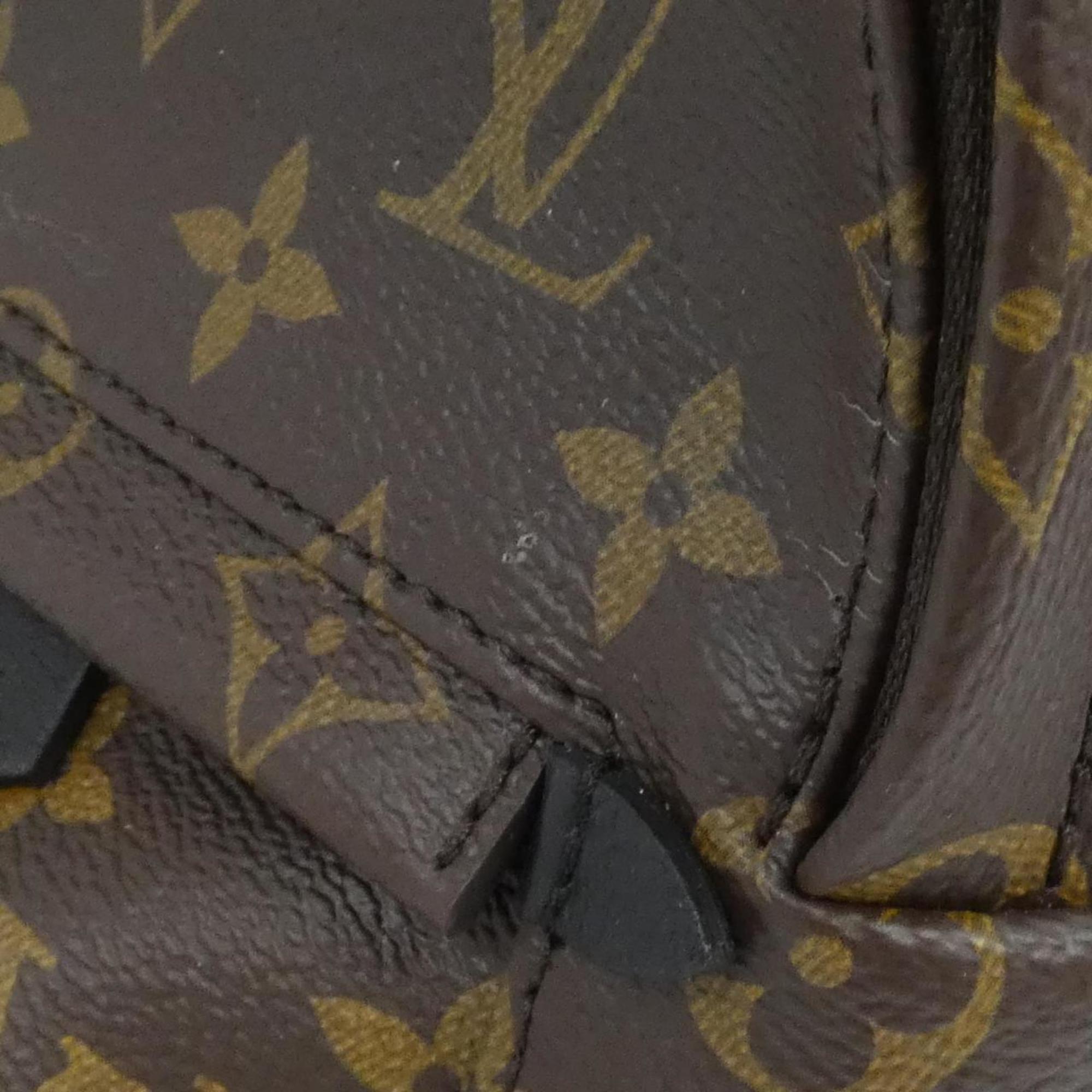 Louis Vuitton Marron Coated Canvas Backpack (Pre-Owned)