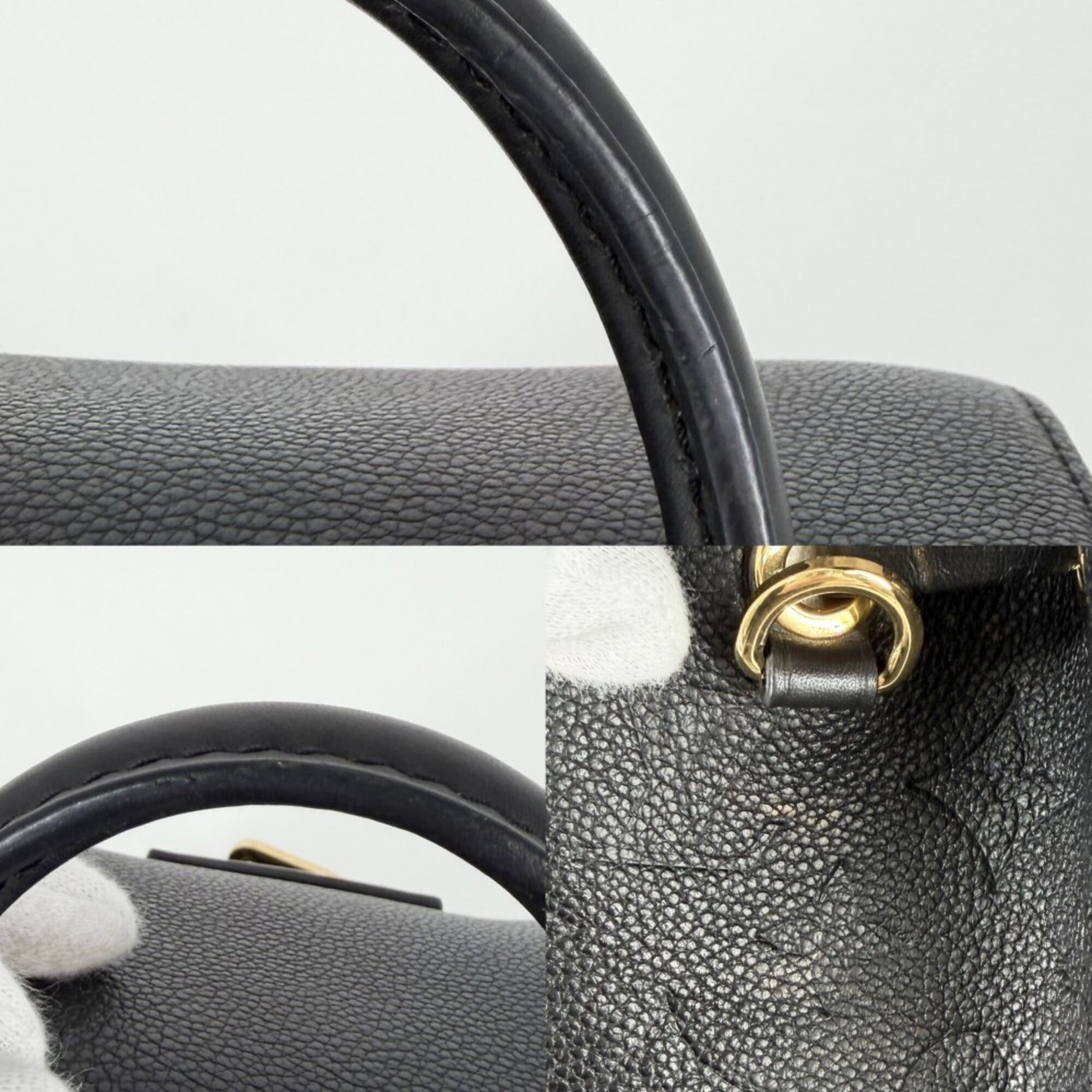 Louis Vuitton Black Monogram Empreinte Backpack (Pre-Owned)