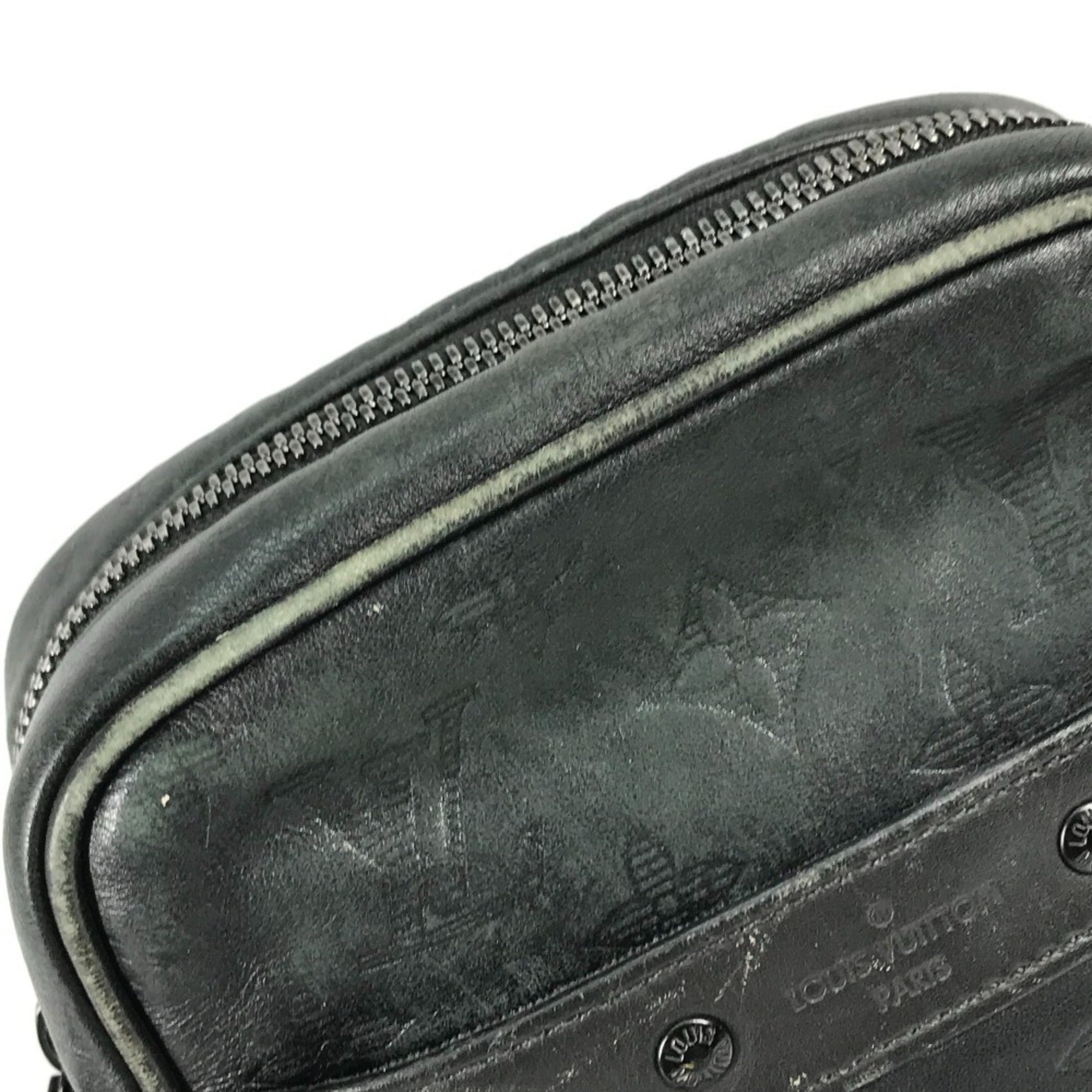 Louis Vuitton Monogram Shadow Black Galle Monogram Shadow Pochette Shoulder Bag (Pre-Owned)