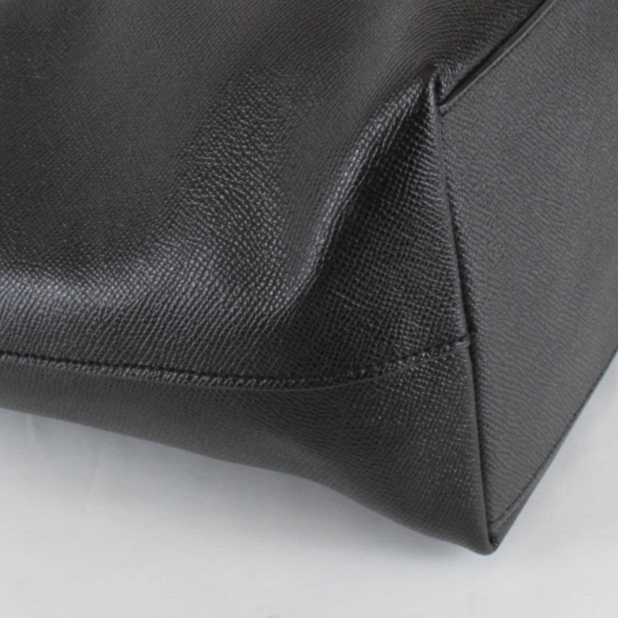Coach Black Leather Tote Bag (Pre-Owned)