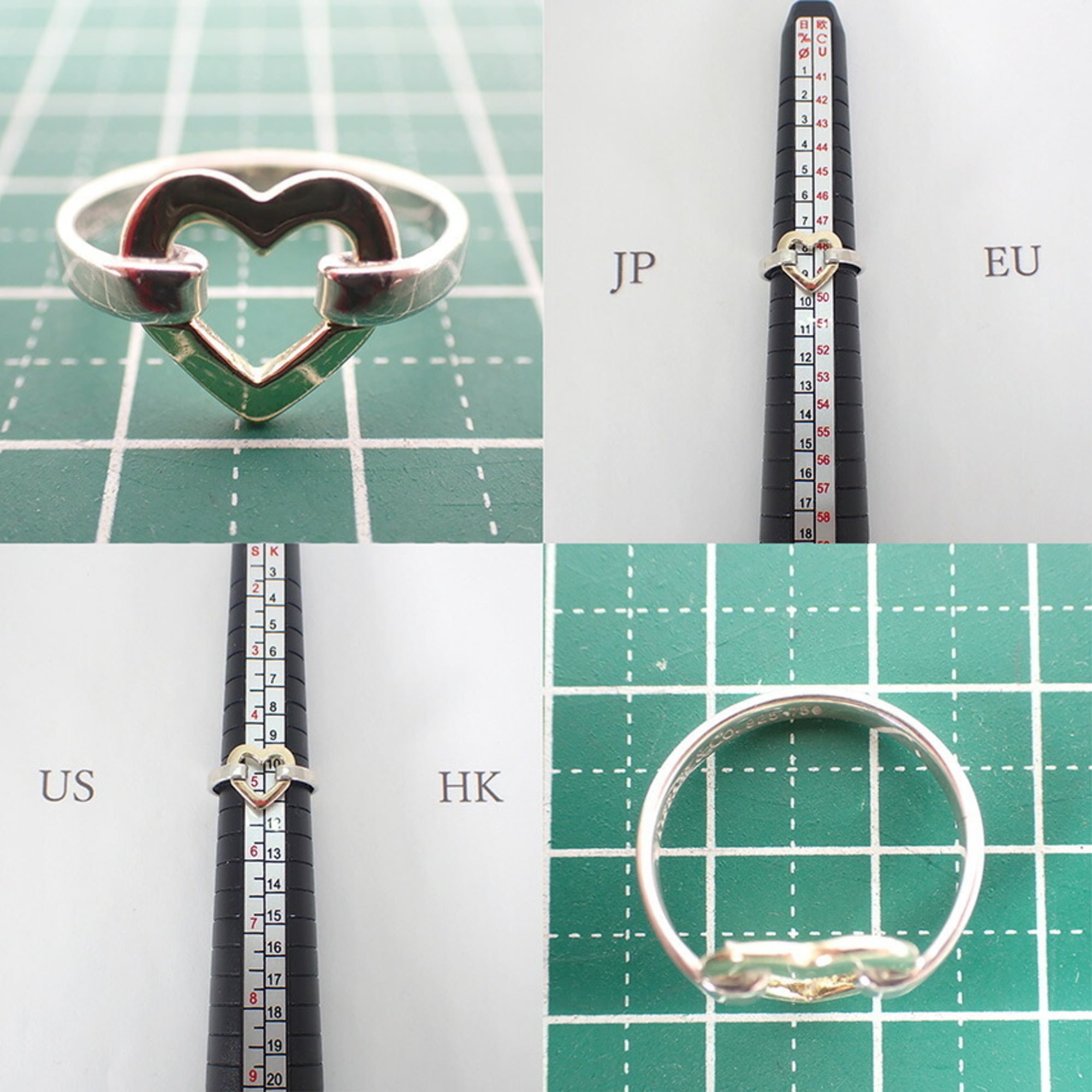 Tiffany Sterling Silver 925 Band Ring (Pre-Owned)