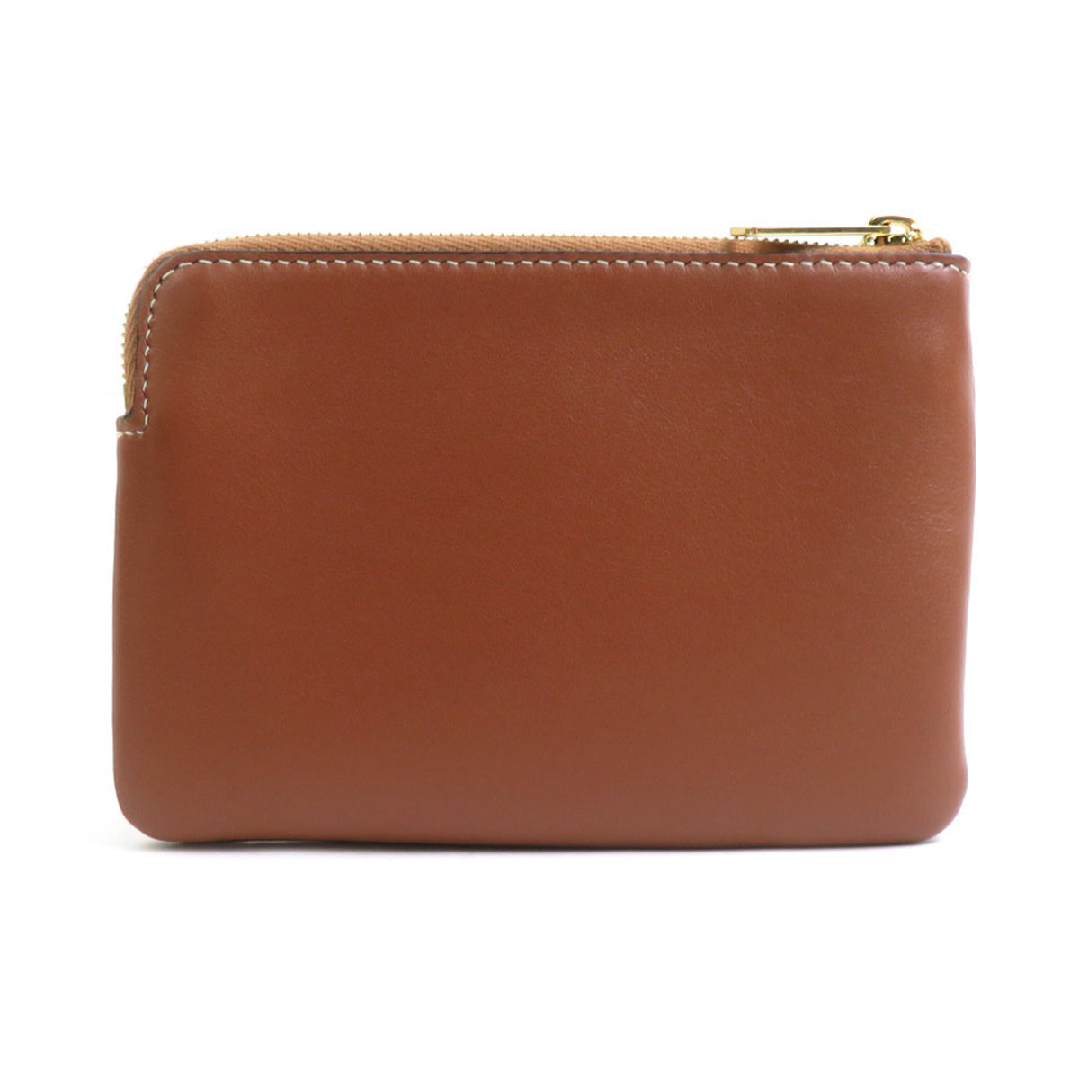 Celine Brown Leather Coin Purse/Coin Case (Pre-Owned)