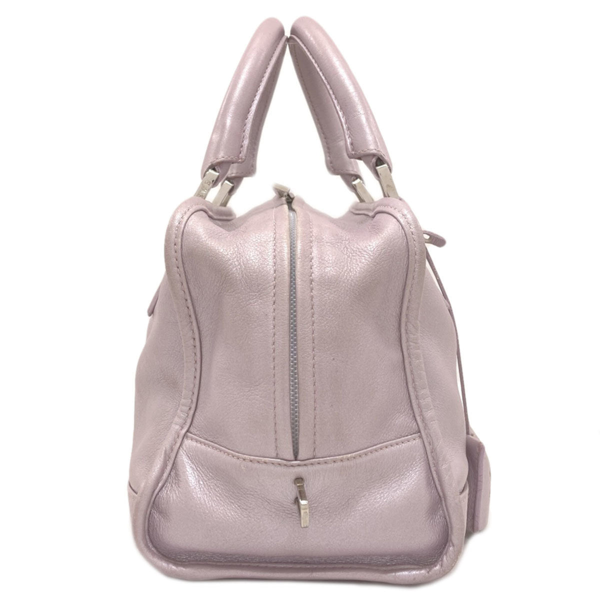 Loewe Purple Leather Handbag (Pre-Owned)