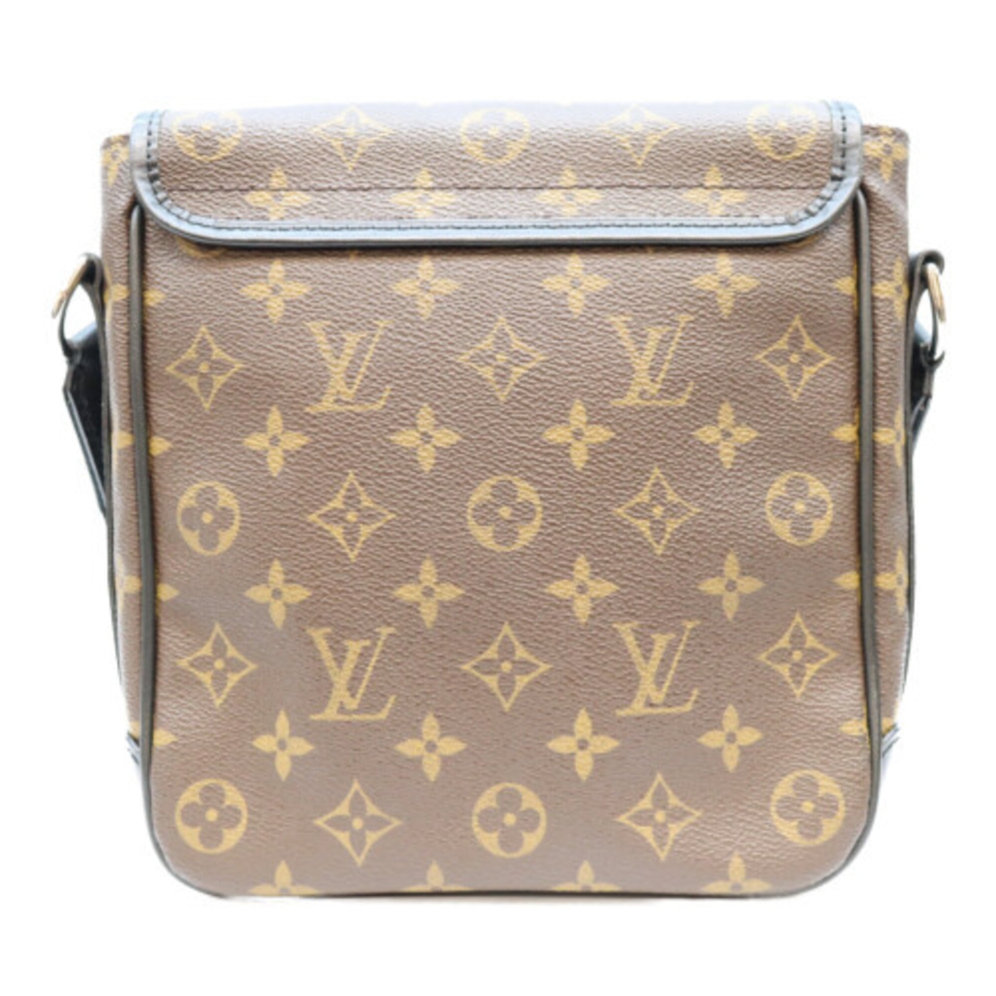 Louis Vuitton Black Brown Monogram Shoulder Bag (Pre-Owned)