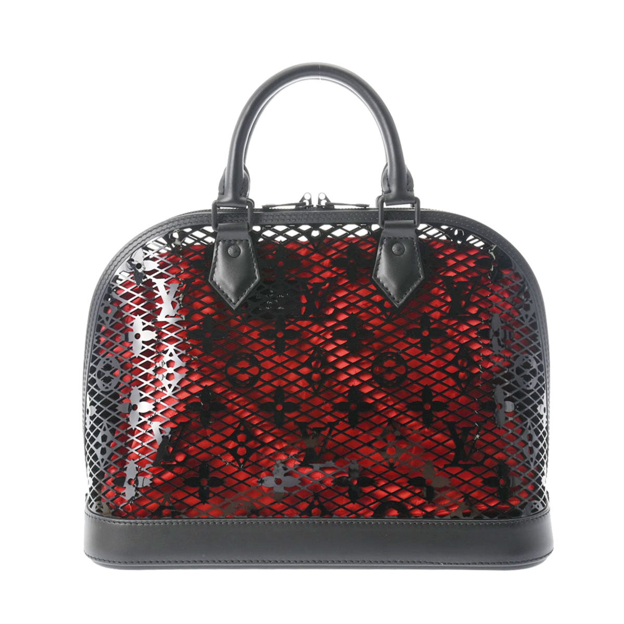 Louis Vuitton Black Monogram Leather Handbag (Pre-Owned)