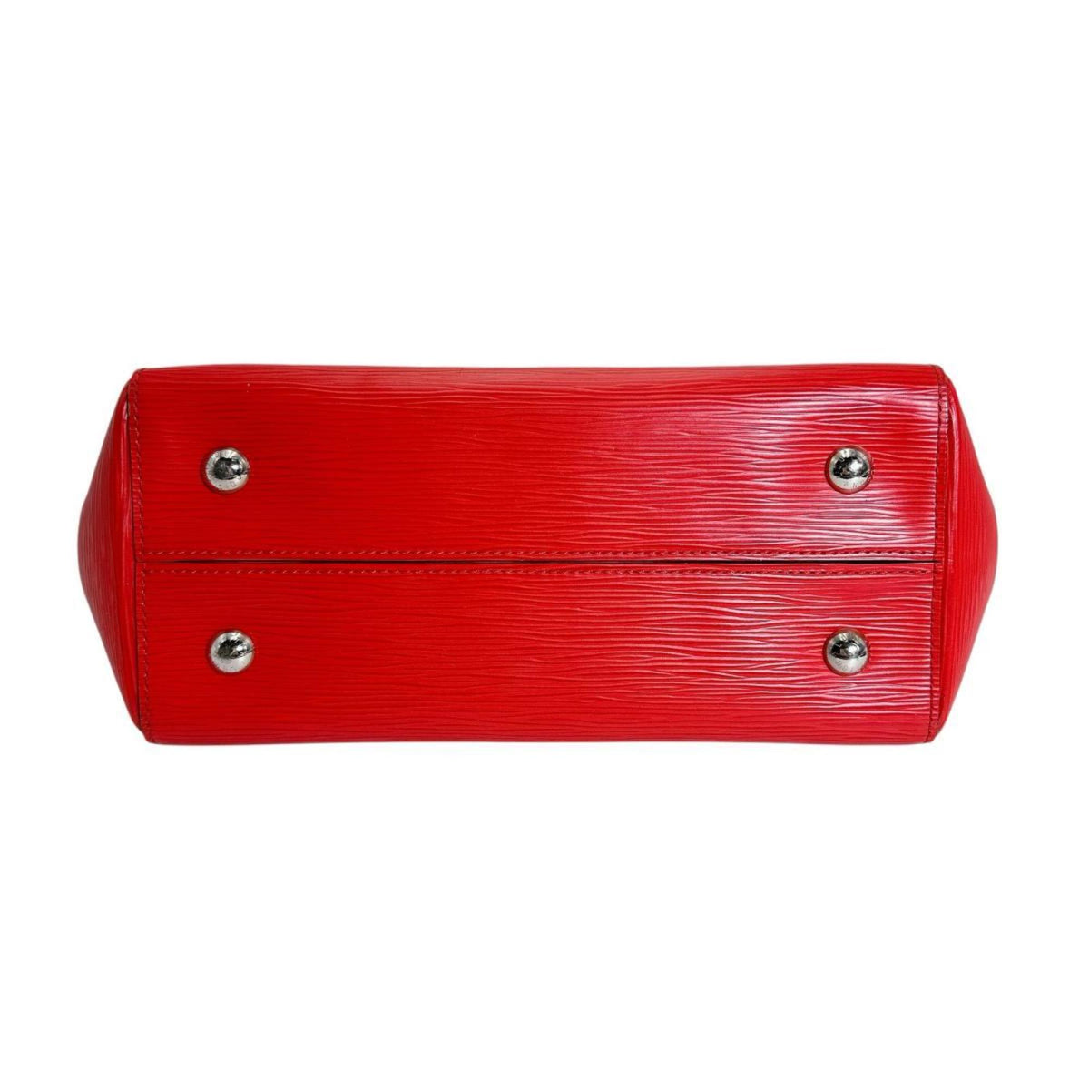 Louis Vuitton Red Color Epi Leather Handbag (Pre-Owned)