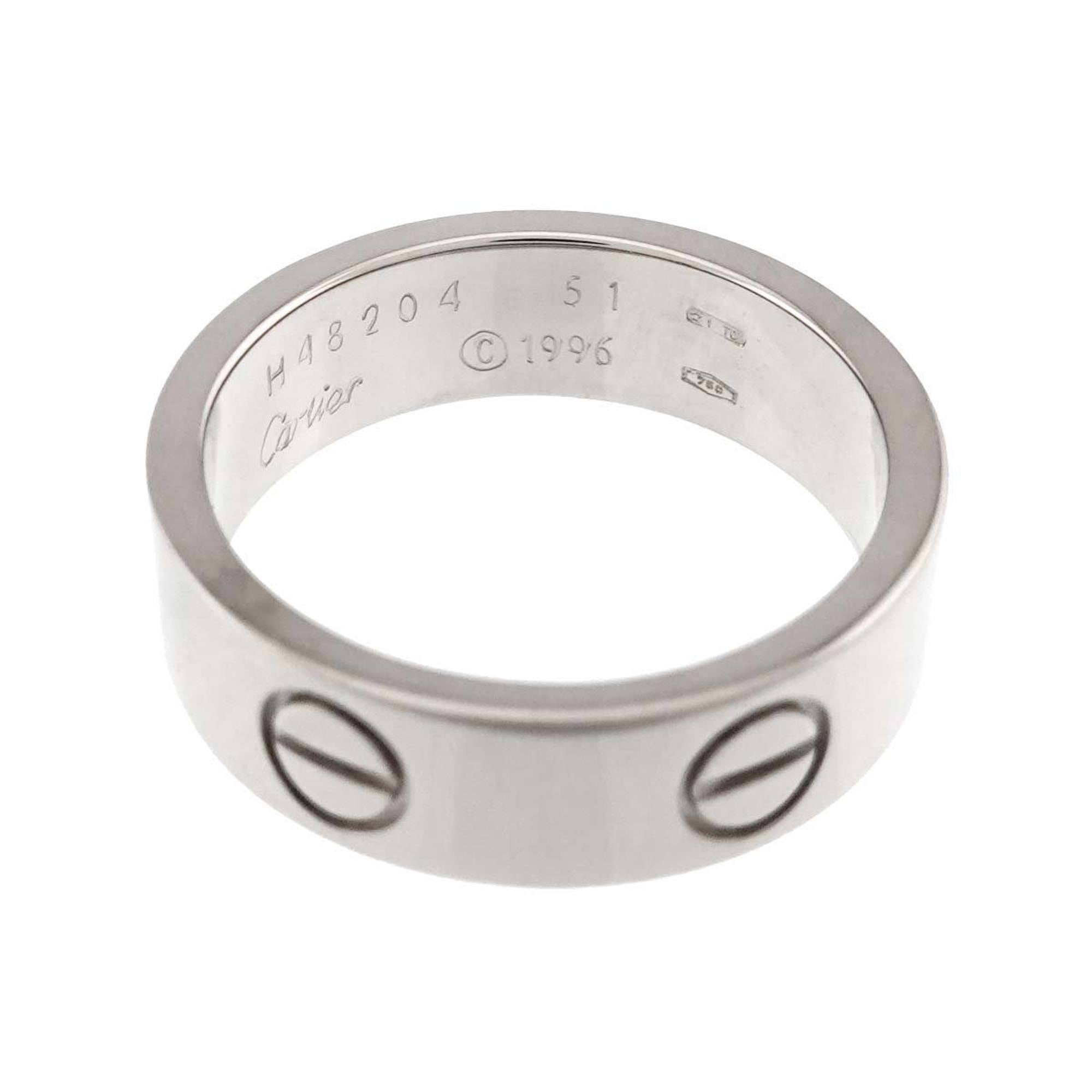 Cartier White Gold (18K) Band Ring (Pre-Owned)