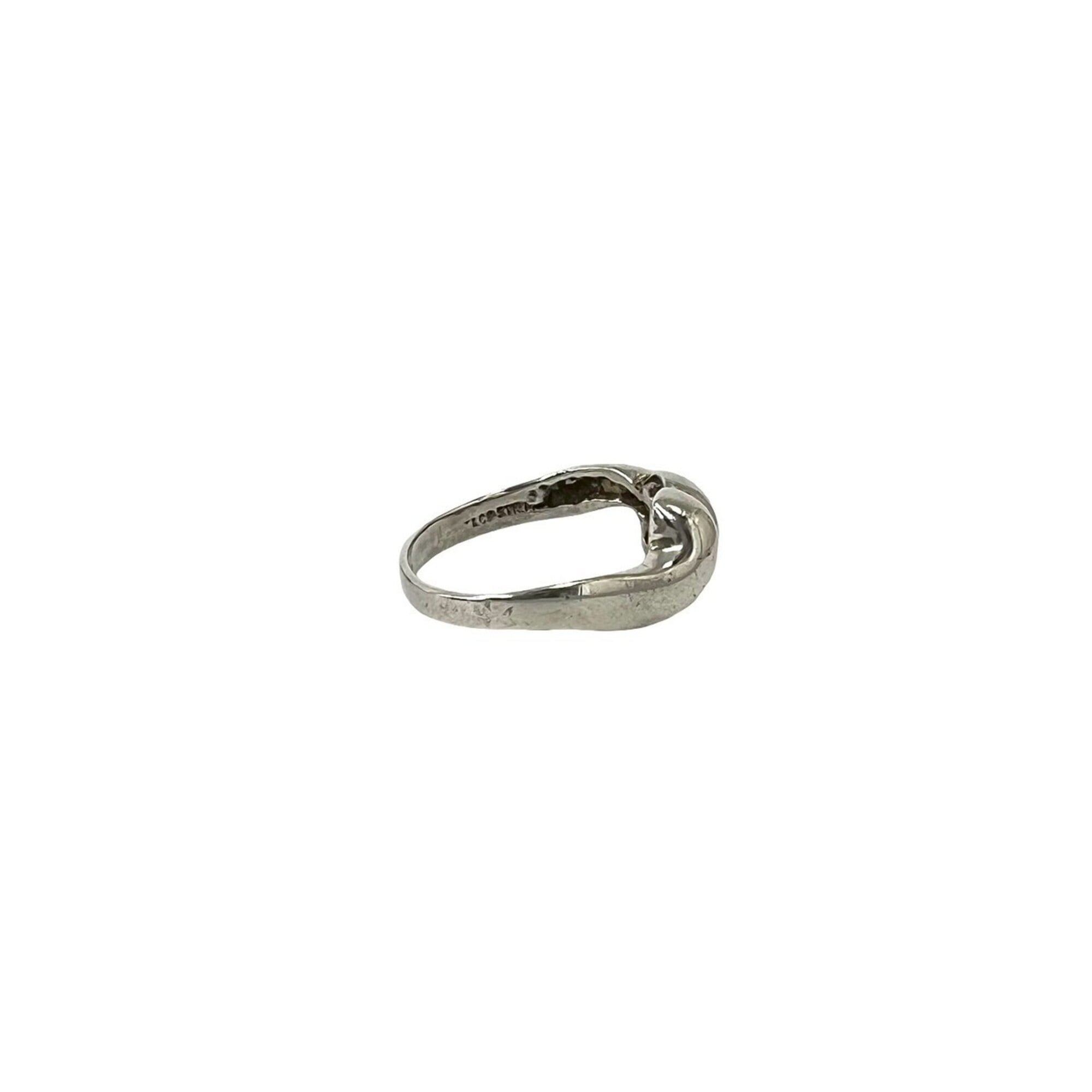 Tiffany Gold Silver Silver 925 Yellow Gold Band Ring (Pre-Owned)