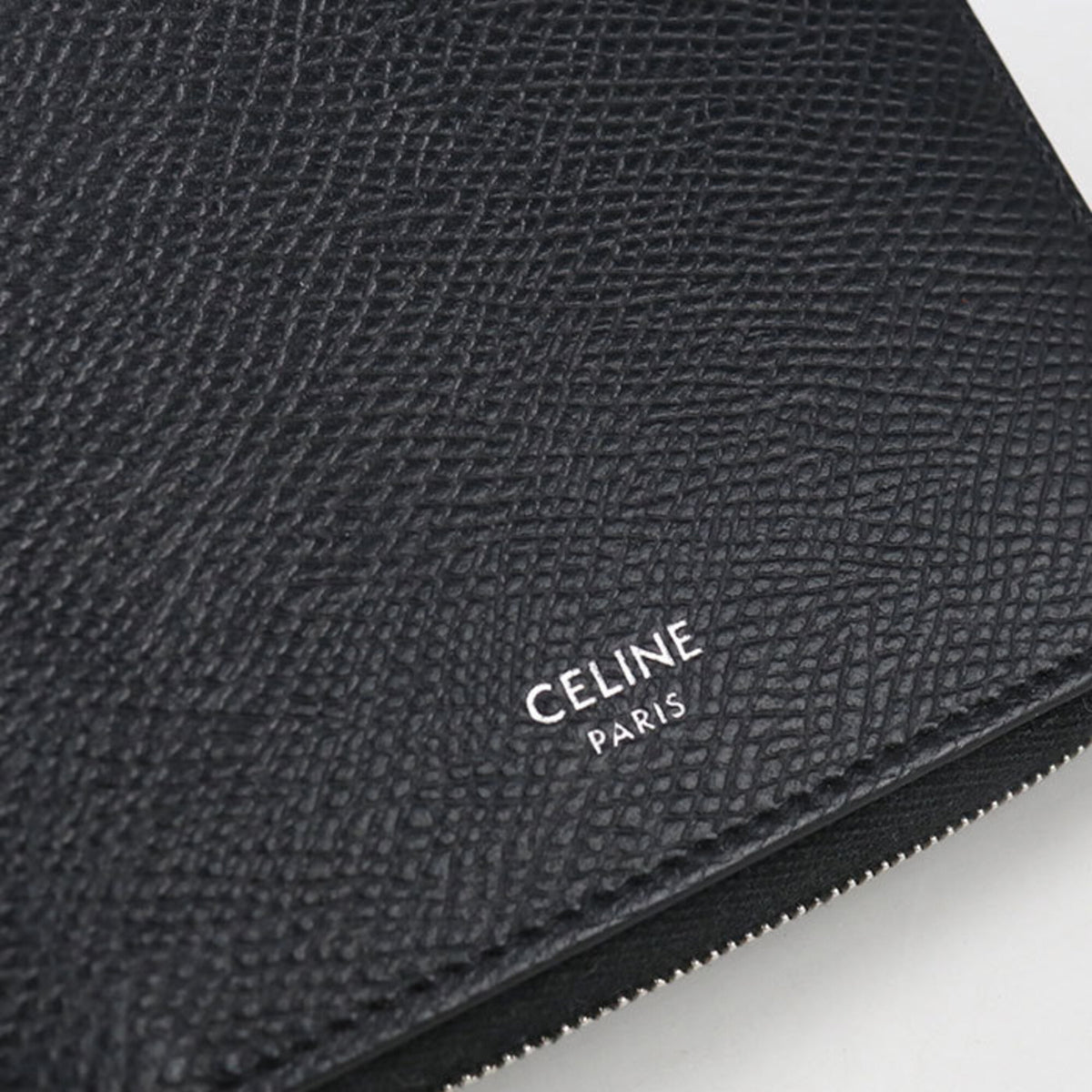 Celine Black Leather Wallet (Bi-Fold) (Pre-Owned)