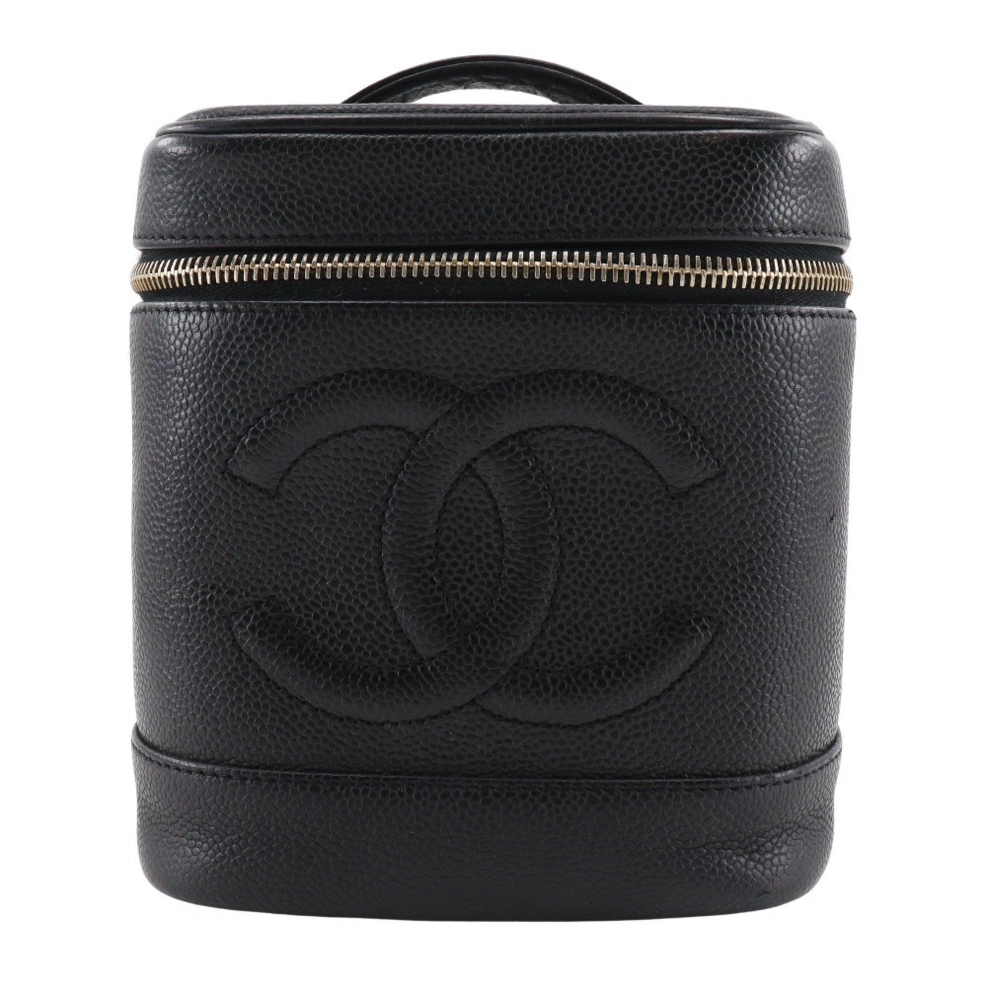 Chanel Caviar Leather Handbag (Pre-Owned)