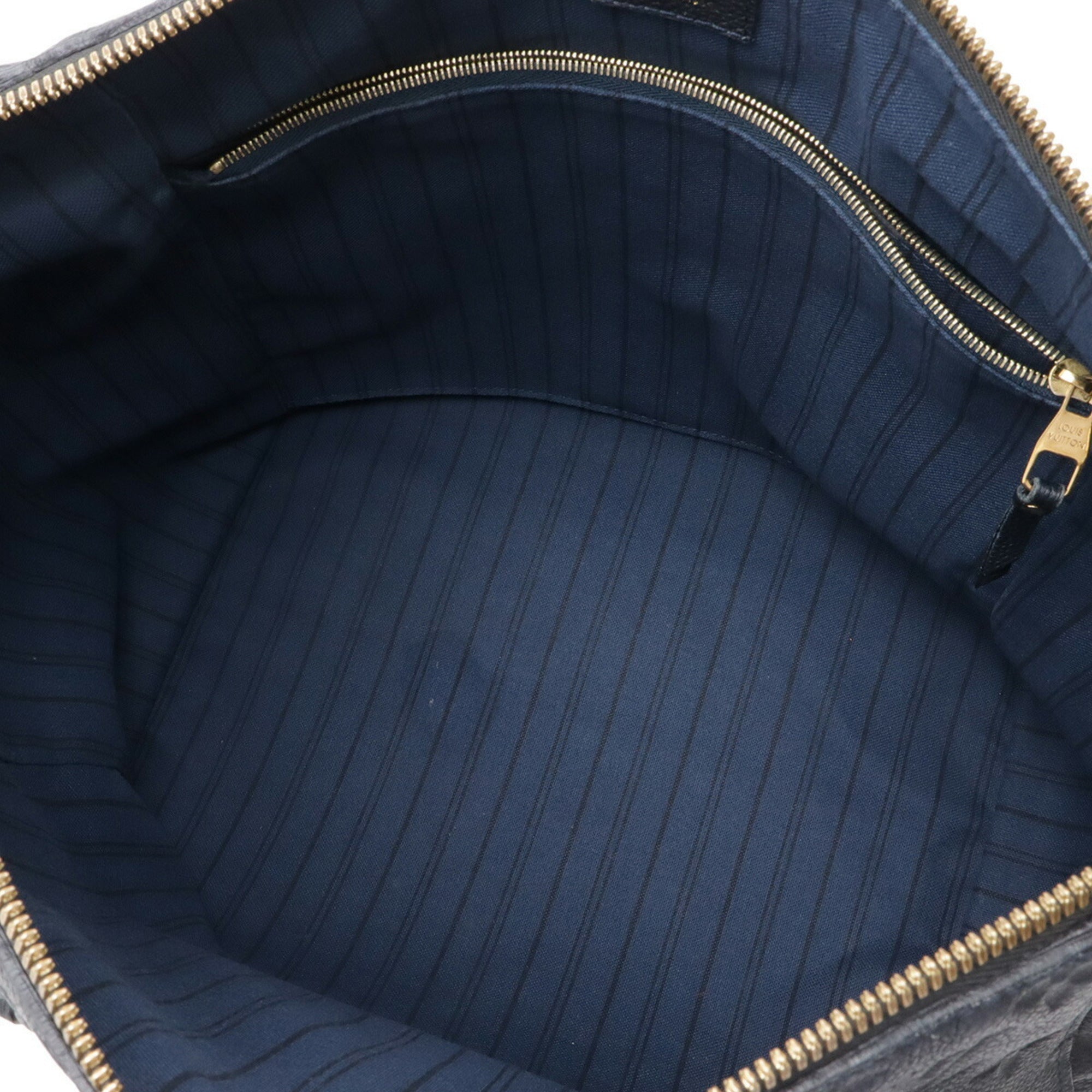 Louis Vuitton Infini Navy Monogram Empreinte Shoulder Bag Tote Bag (Pre-Owned)