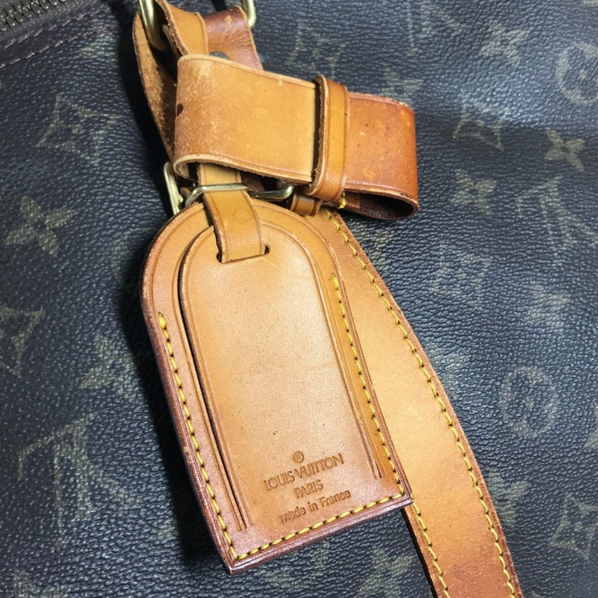 Louis Vuitton Brown Monogram Boston Bag Handbag (Pre-Owned)