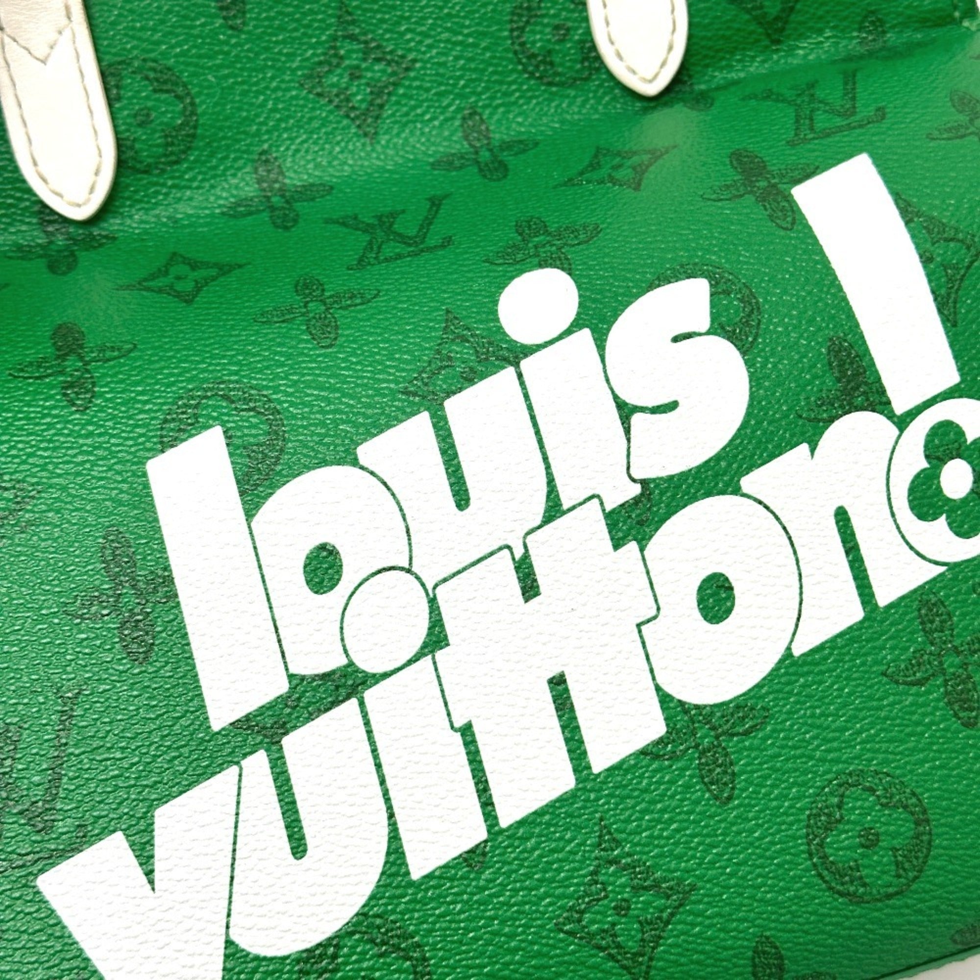 Louis Vuitton Green Monogram Handbag (Pre-Owned)