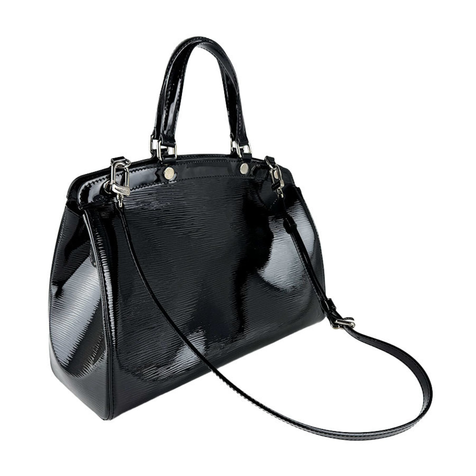 Louis Vuitton Noir Handbag Shoulder Bag (Pre-Owned)