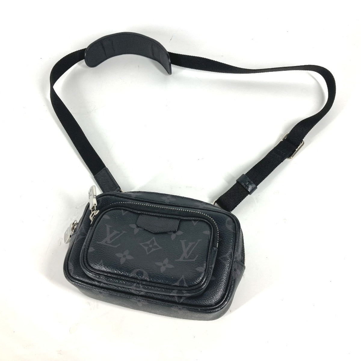 Louis Vuitton Black Monogram Eclipse Shoulder Bag (Pre-Owned)