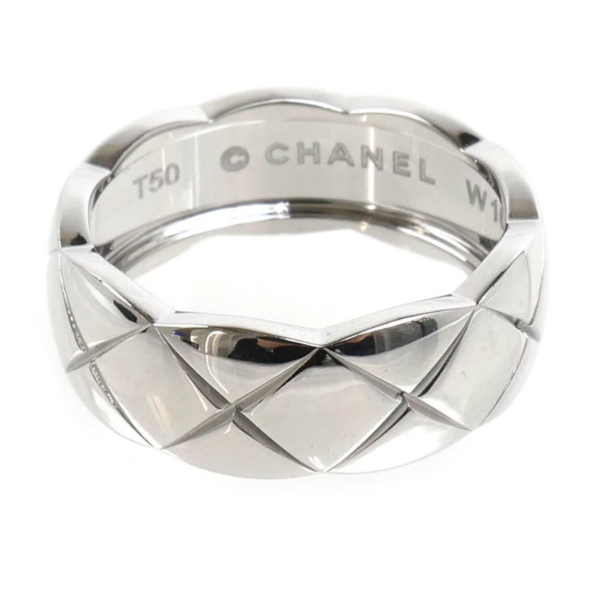 Chanel White Gold (18K) Band Ring (Pre-Owned)