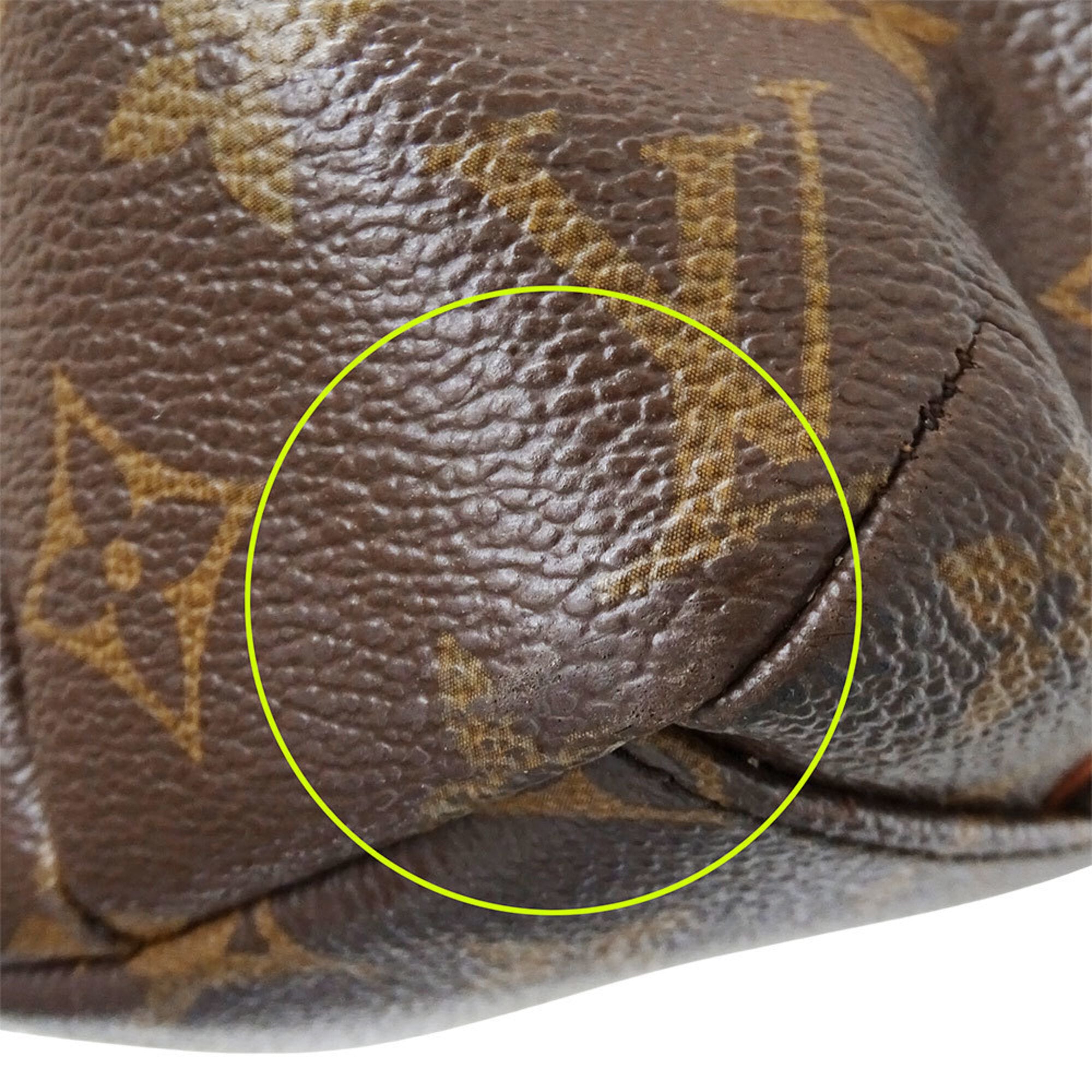 Louis Vuitton Brown Monogram Canvas Handbag Tote Bag (Pre-Owned)