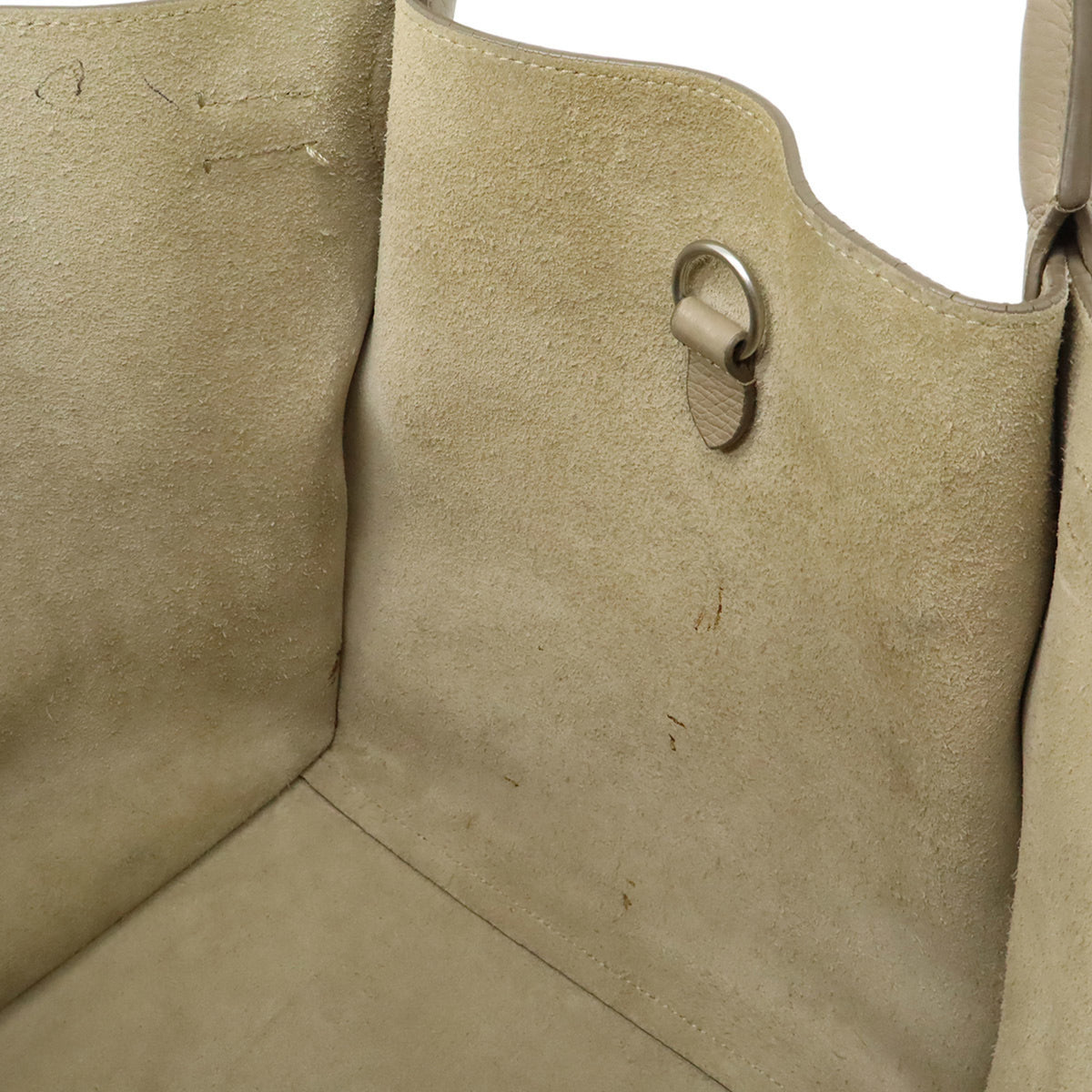 Celine Grayish Leather Handbag Shoulder Bag (Pre-Owned)
