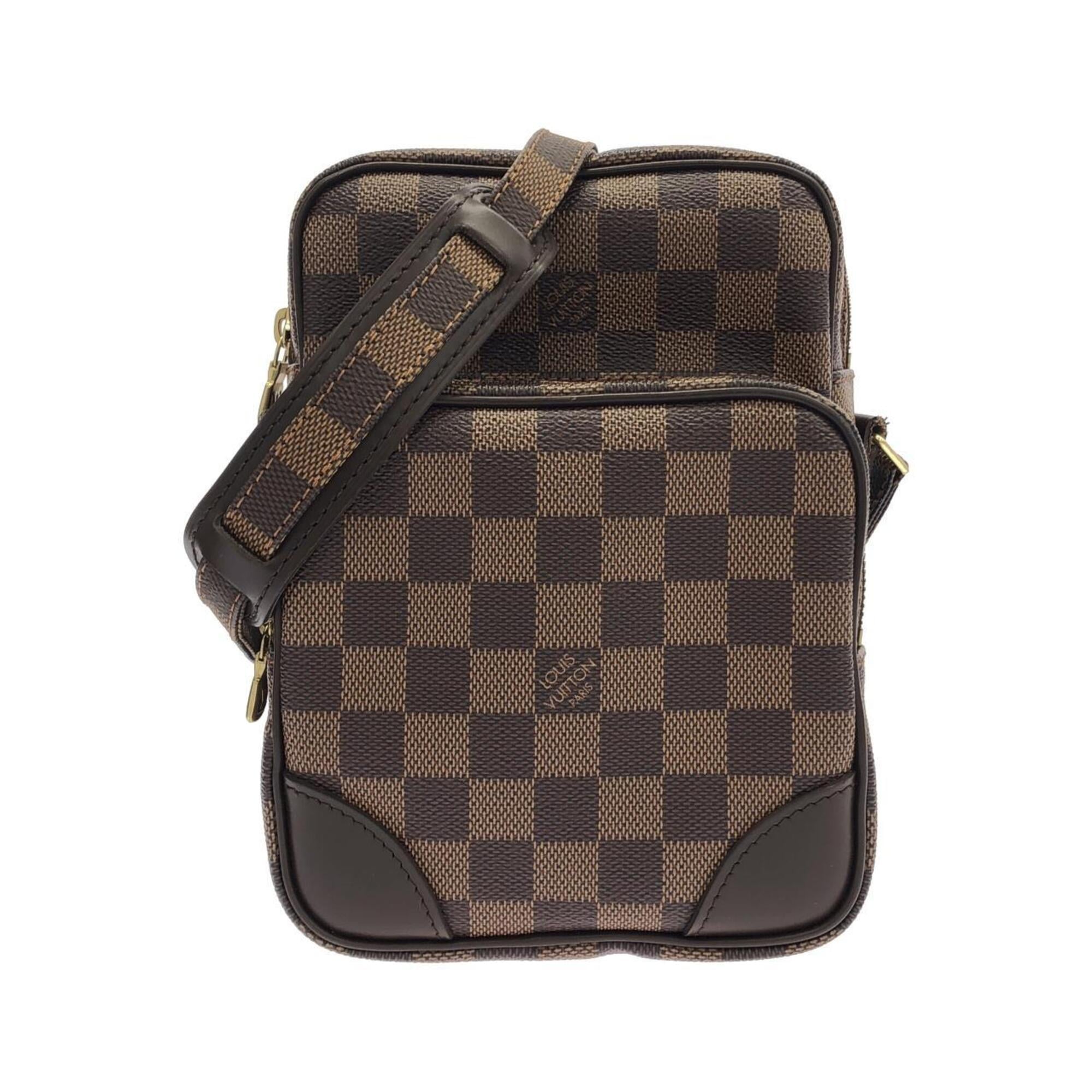 Louis Vuitton Ebene Coated Canvas Shoulder Bag (Pre-Owned)