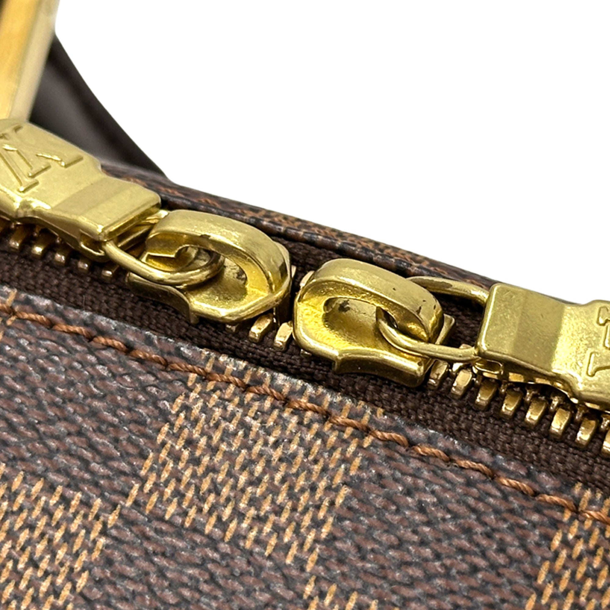 Louis Vuitton Brown Damier Canvas Ebene Damier Canvas Handbag (Pre-Owned)