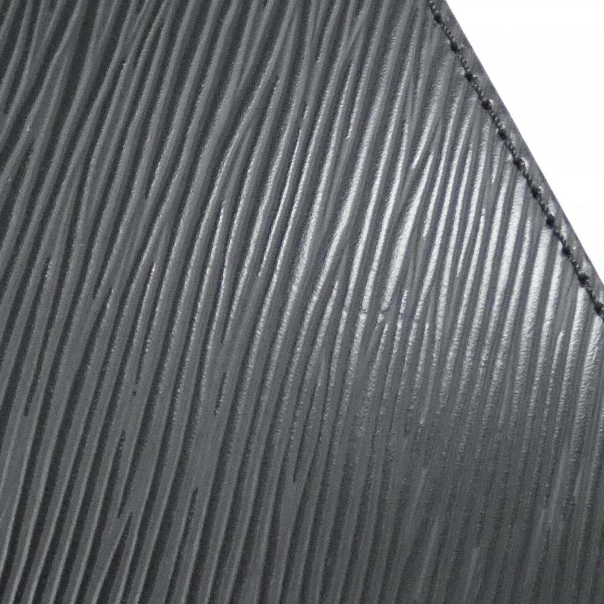Louis Vuitton Black Leather Shoulder Bag (Pre-Owned)