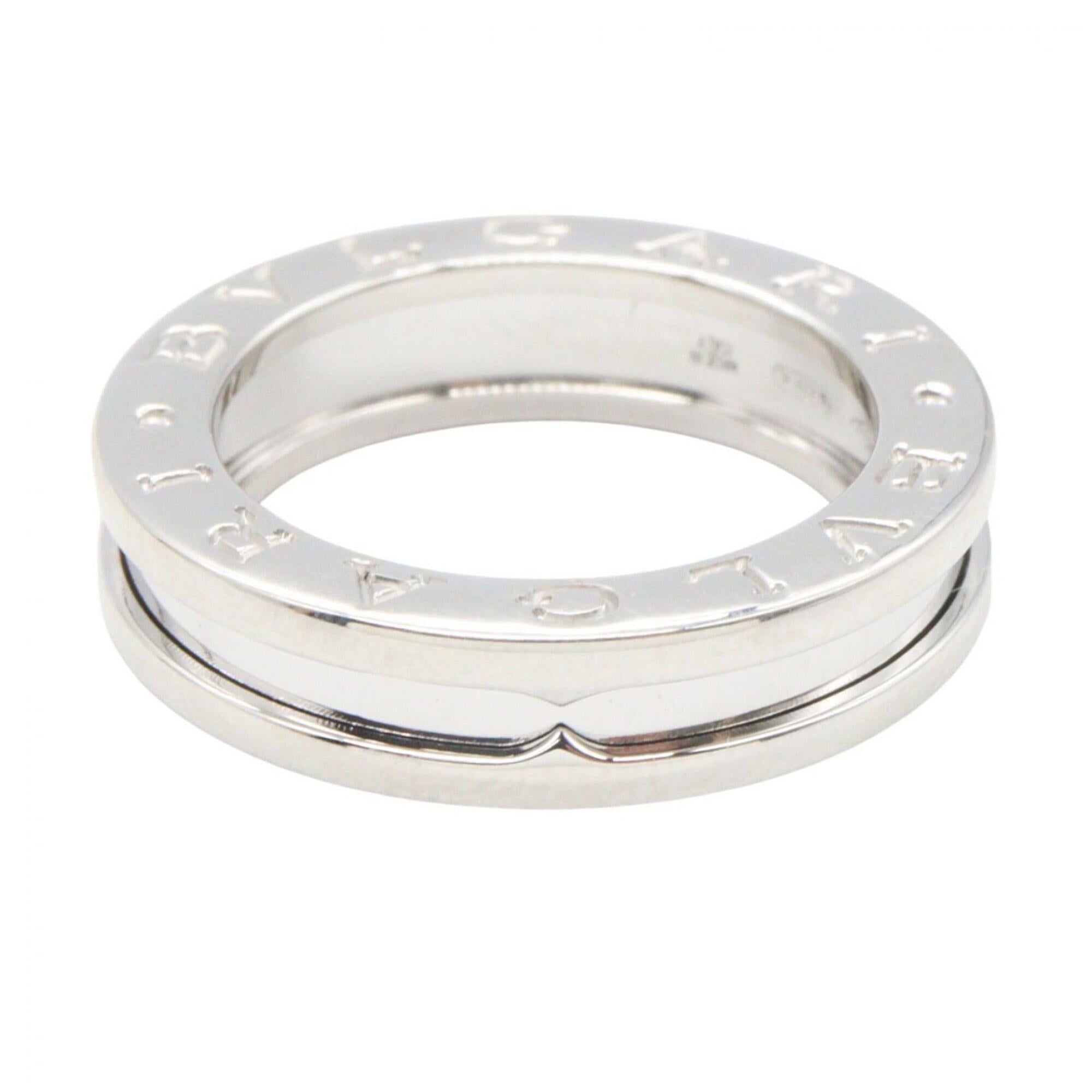 Bvlgari Silver White Gold (18K) Band Ring (Pre-Owned)