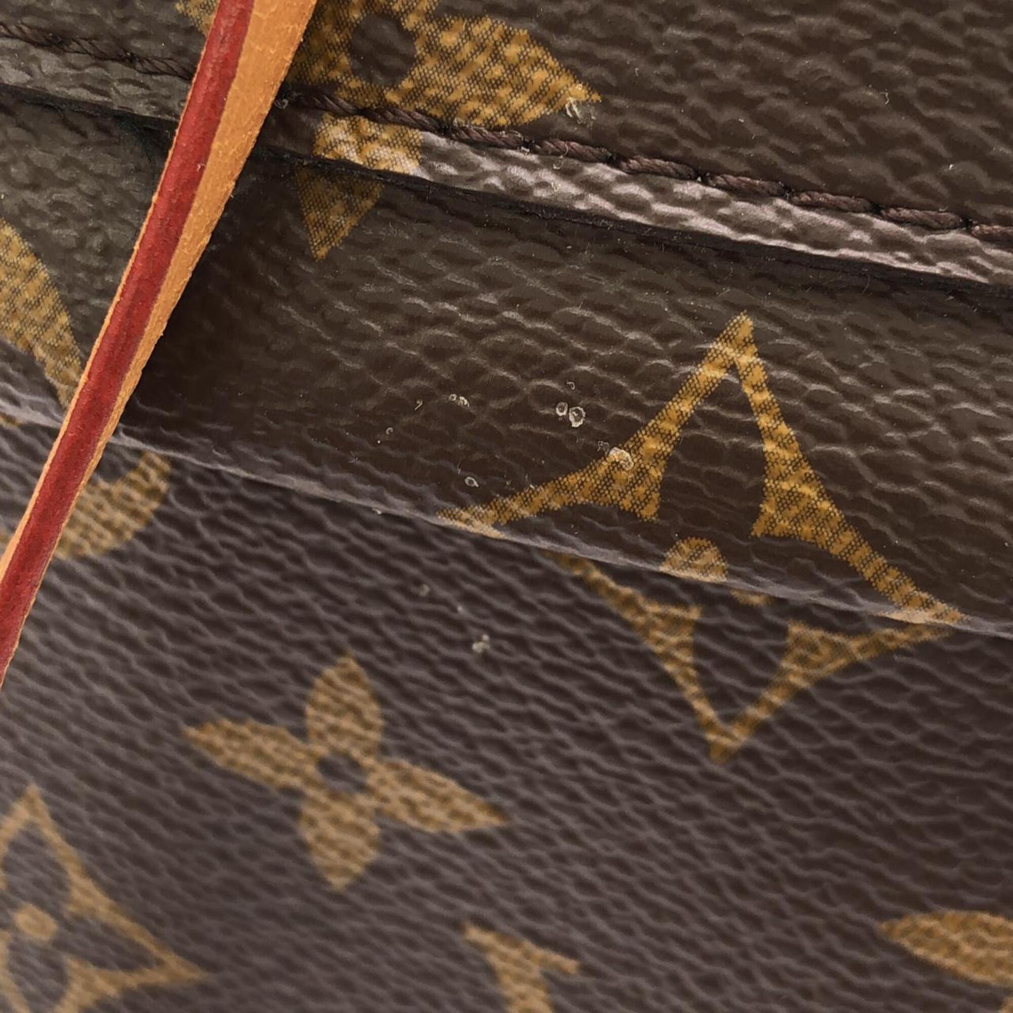 Louis Vuitton Brown Coated Canvas Backpack (Pre-Owned)