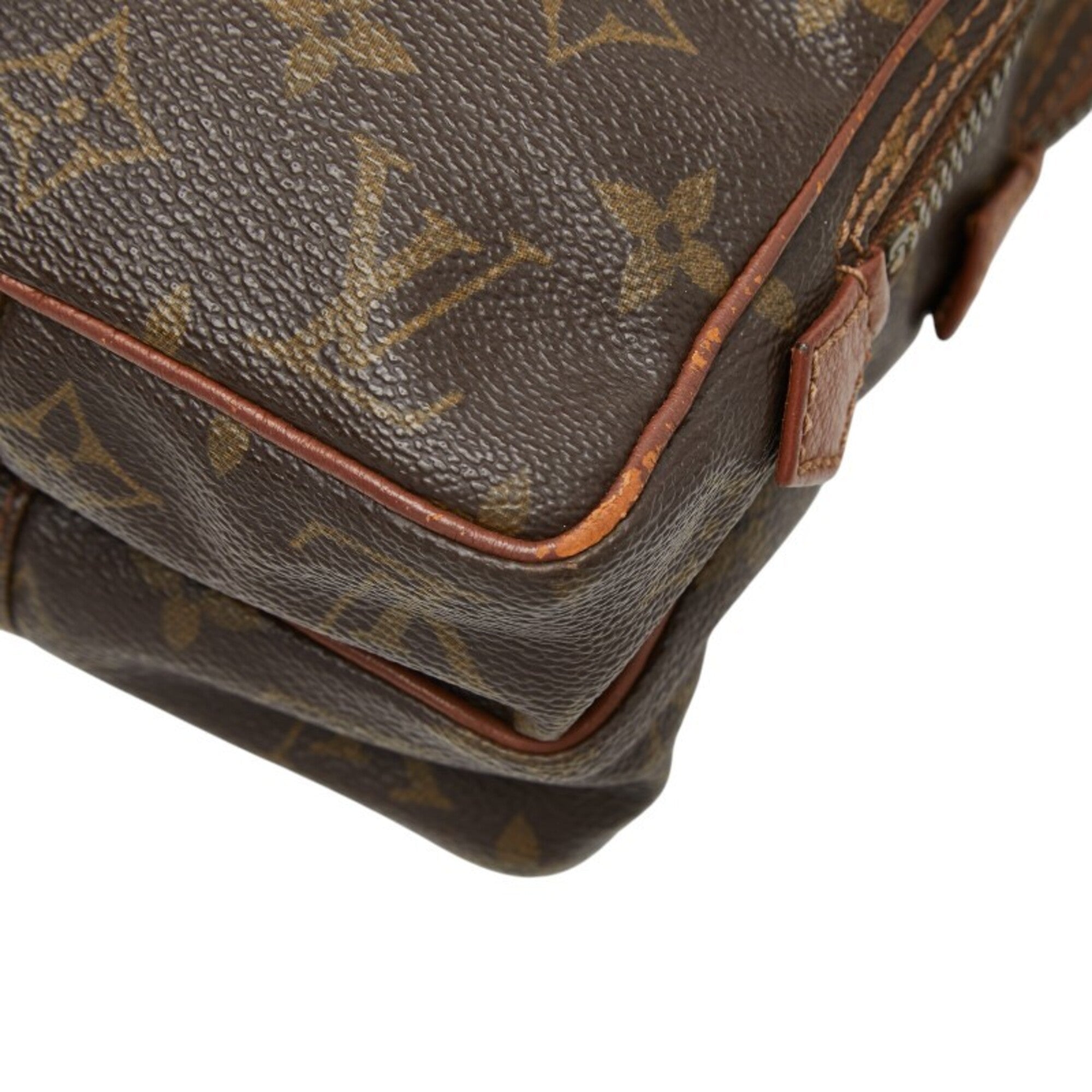 Louis Vuitton Brown Pvc Leather Shoulder Bag (Pre-Owned)
