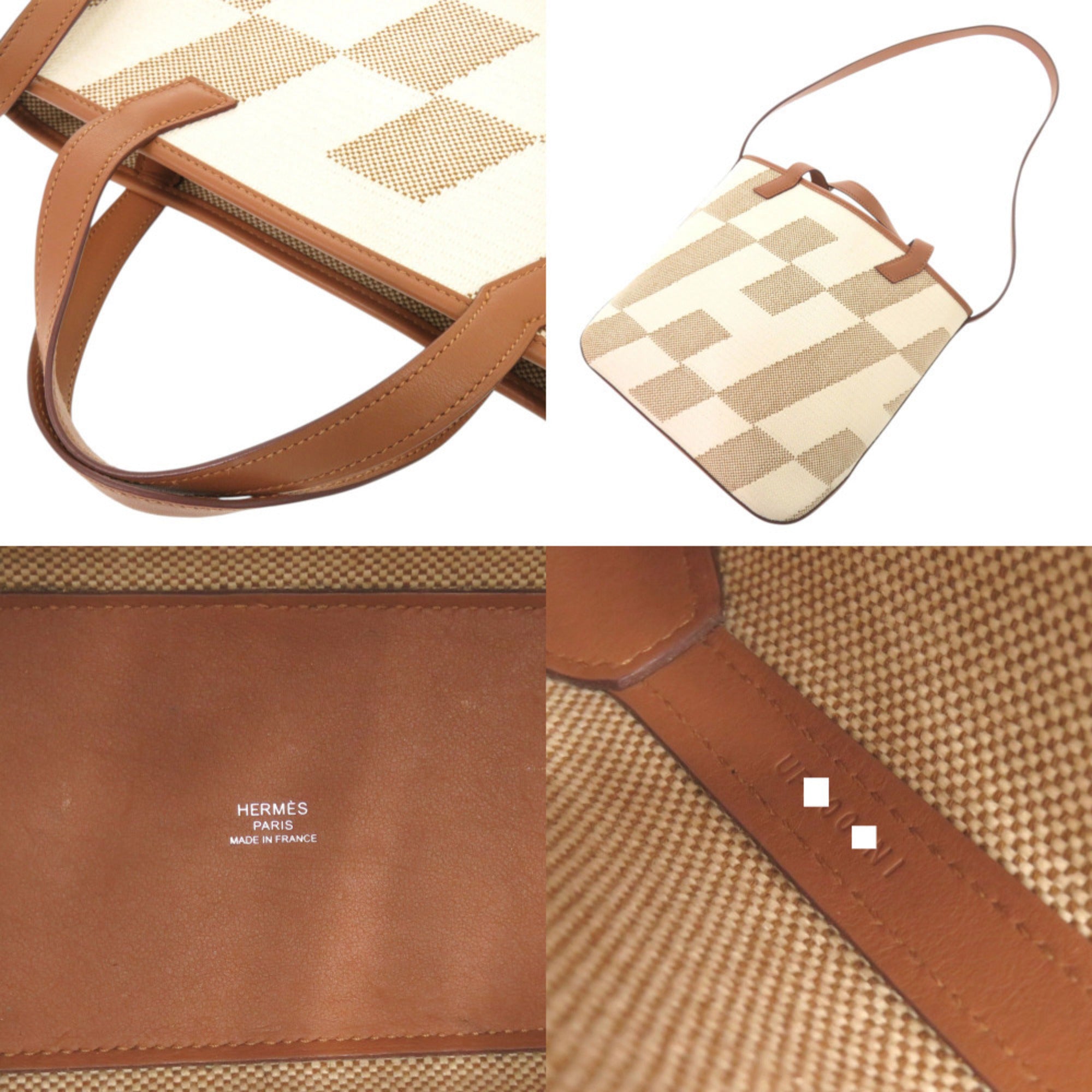 Hermes Gold Swift Leather Shoulder Bag Tote Bag (Pre-Owned)