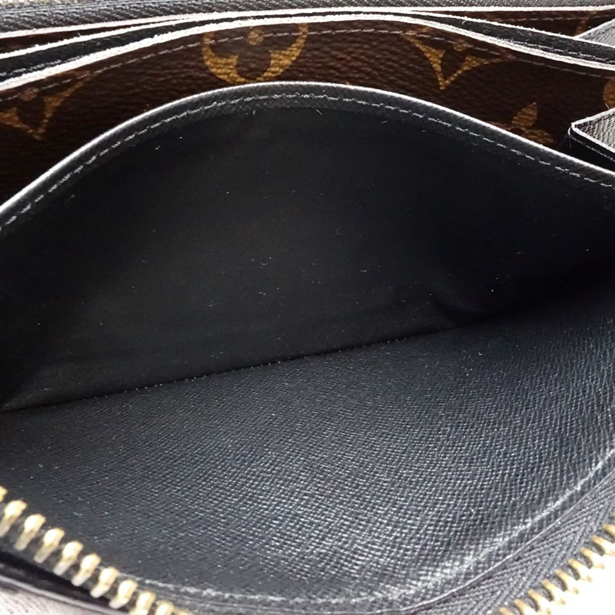 Louis Vuitton Monogram Noir Leather Coin Purse/Coin Case (Pre-Owned)